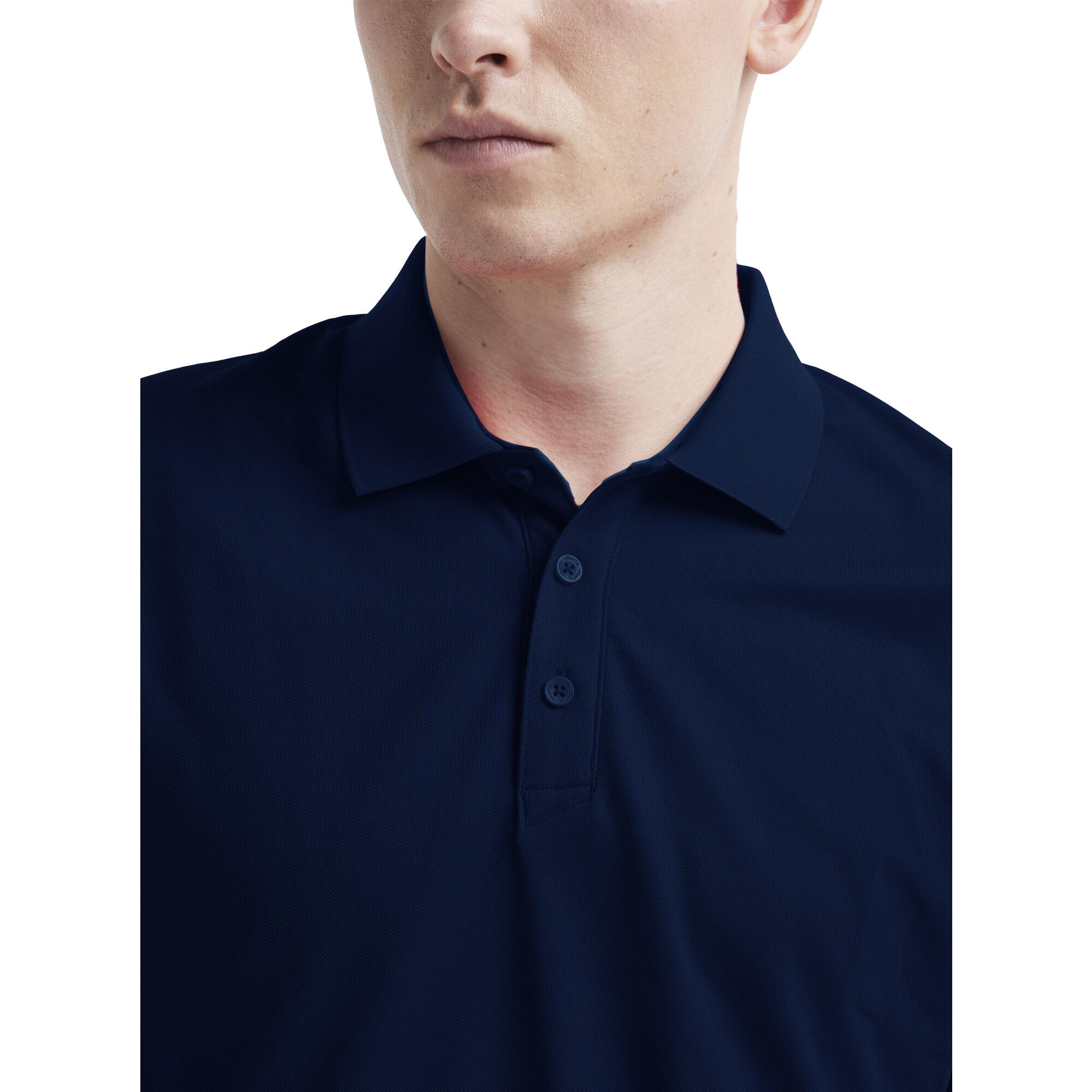 Mens Core Unify Polo Shirt (Dark Navy) 3/3