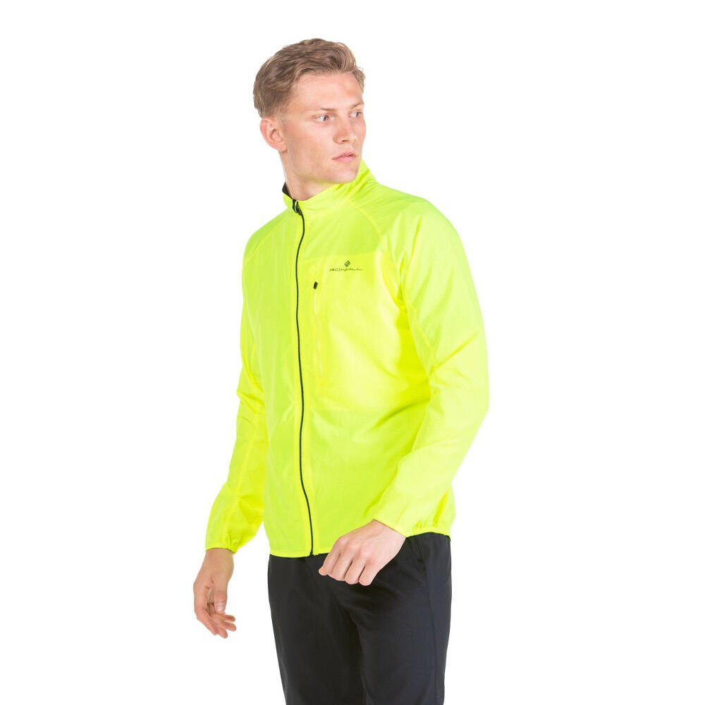 Mens Core Jacket (Fluorescent Yellow) 3/4