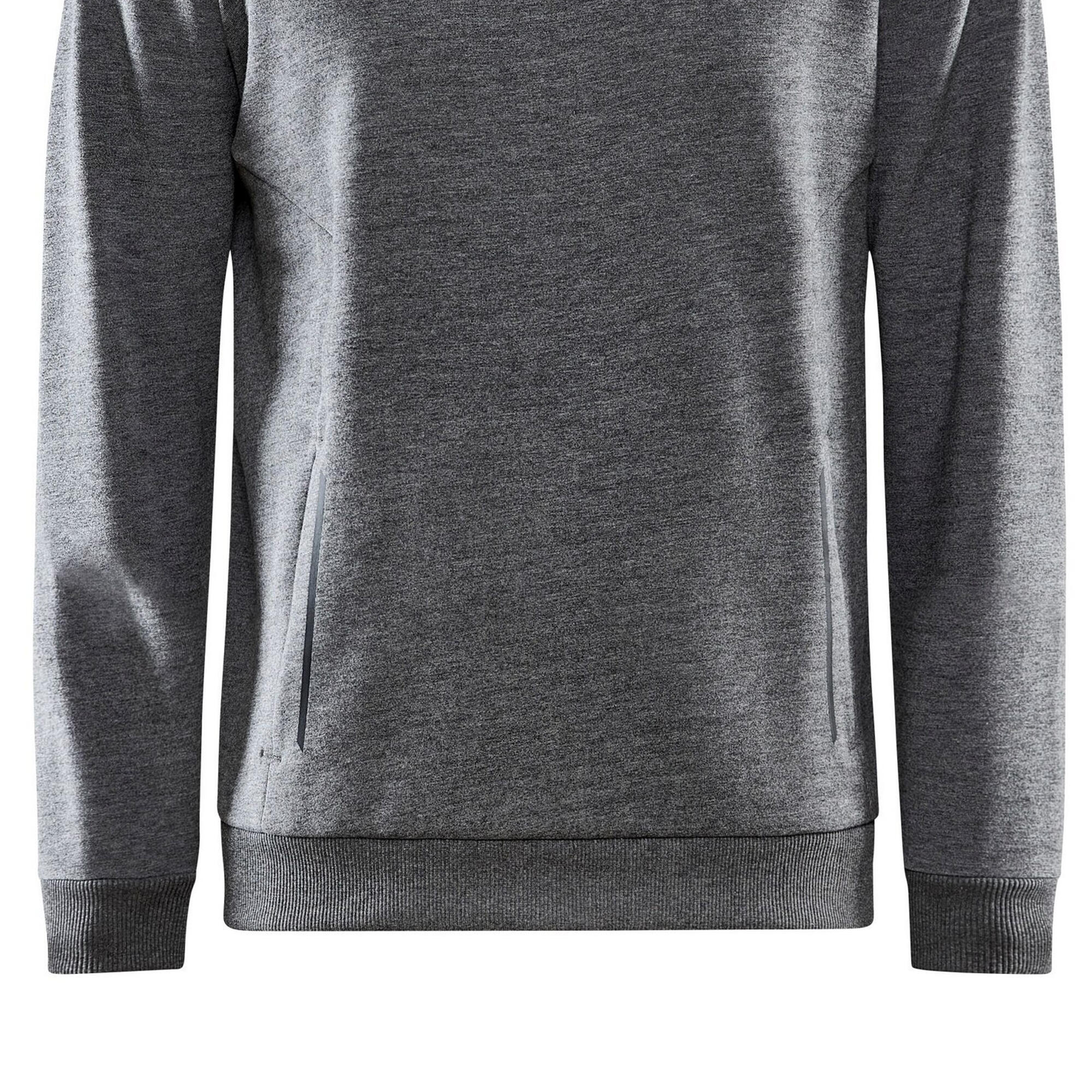 Mens Core Soul Sweatshirt (Dark Grey Melange) 3/3