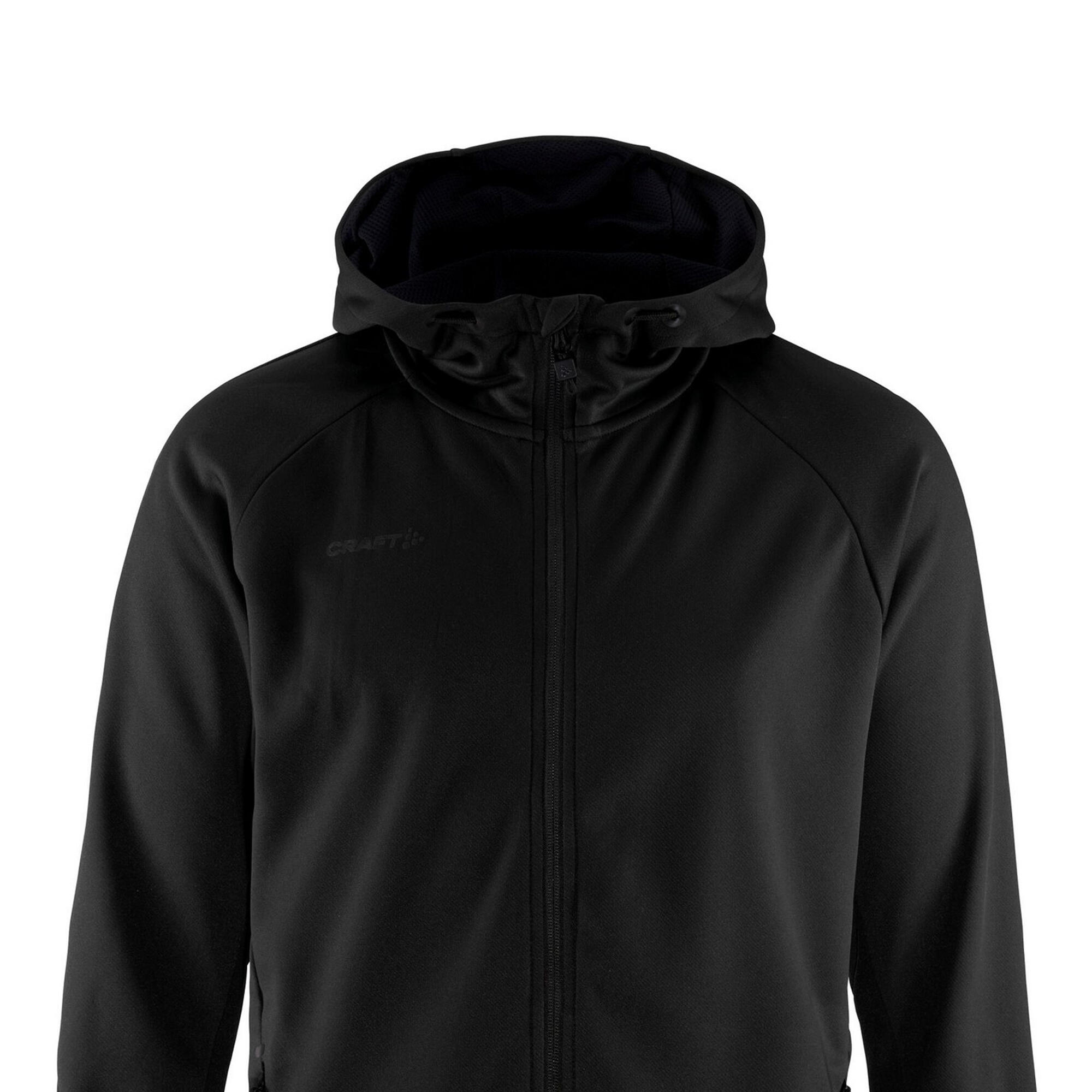 Mens ADV Unify Full Zip Hooded Jacket (Black) 3/3