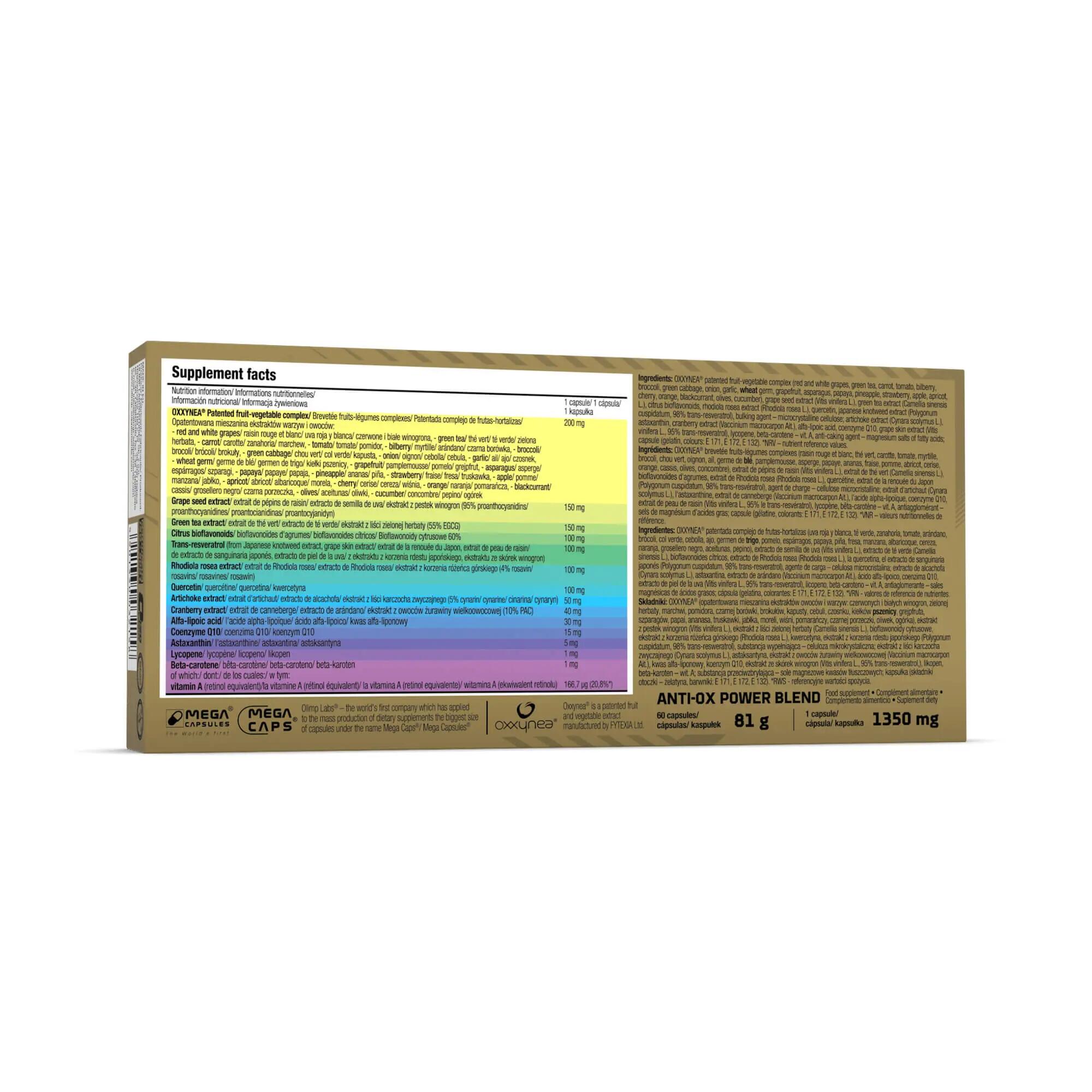 ANTI-OX Power Blend OLIMP 60 kaps 2/2