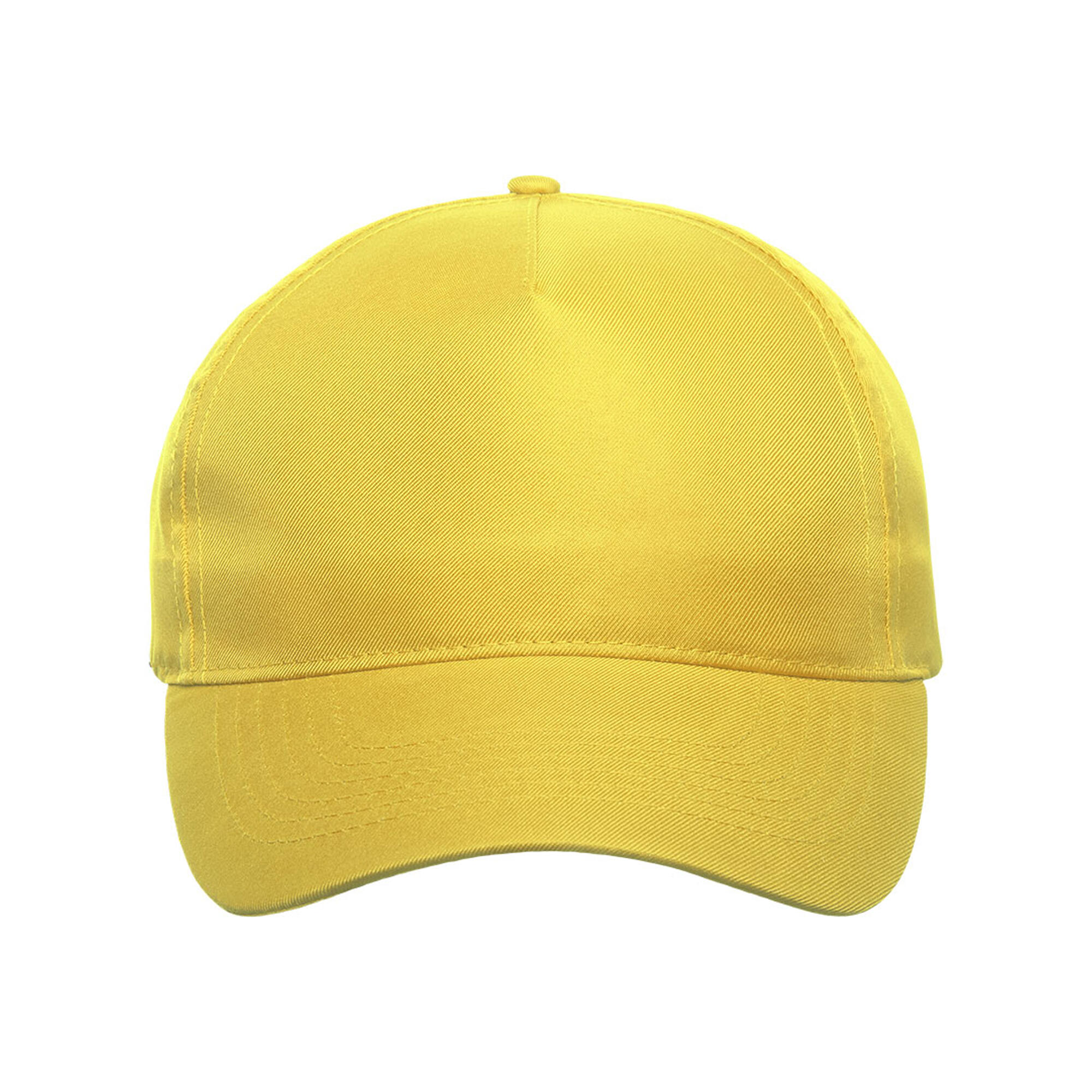 Recy Five Recycled Polyester Baseball Cap (Yellow) 3/3
