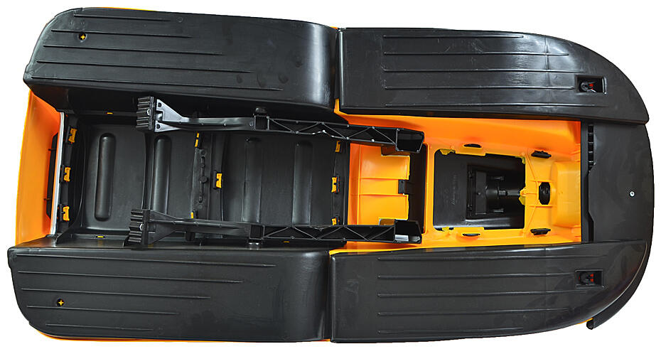 Hamax "Sno Taxi" 2-seater sled with steering wheel and brakes 4/4