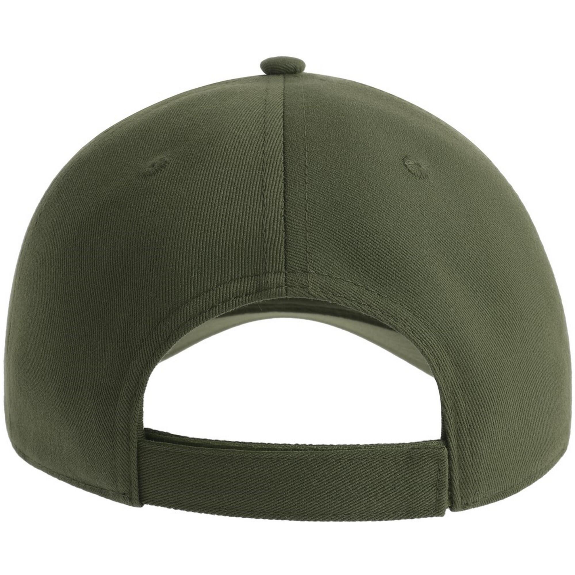 Unisex Adult Fiji Recycled Polyester Cap (Olive) 3/3