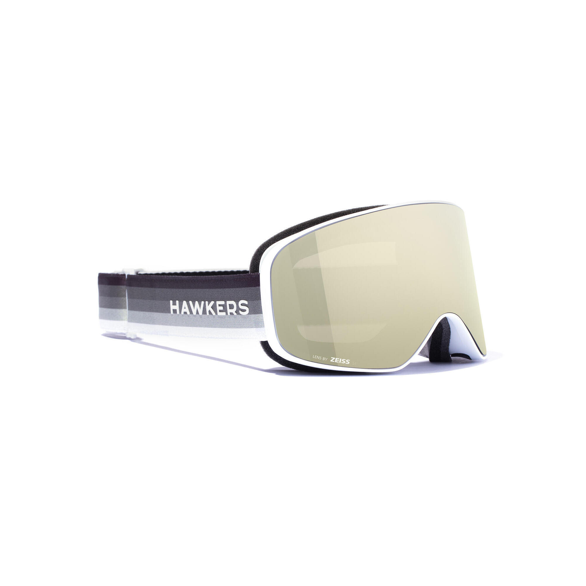 Hawkers - Hawkers - Lunettes De Soleil Ski Pour Homme Et Femme Blanc À Noir - Artik - Masque De Ski - Gris|noir - Taille Unique - Decathlon