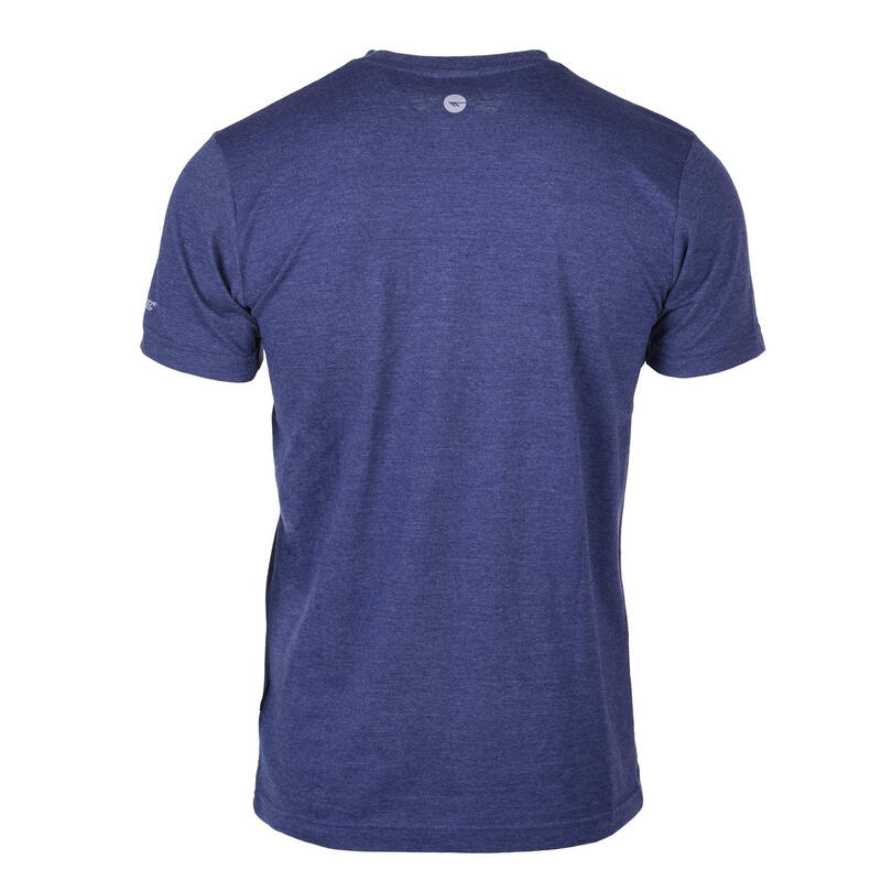 T-Shirt Liso Homem Azul Marinho Mesclado