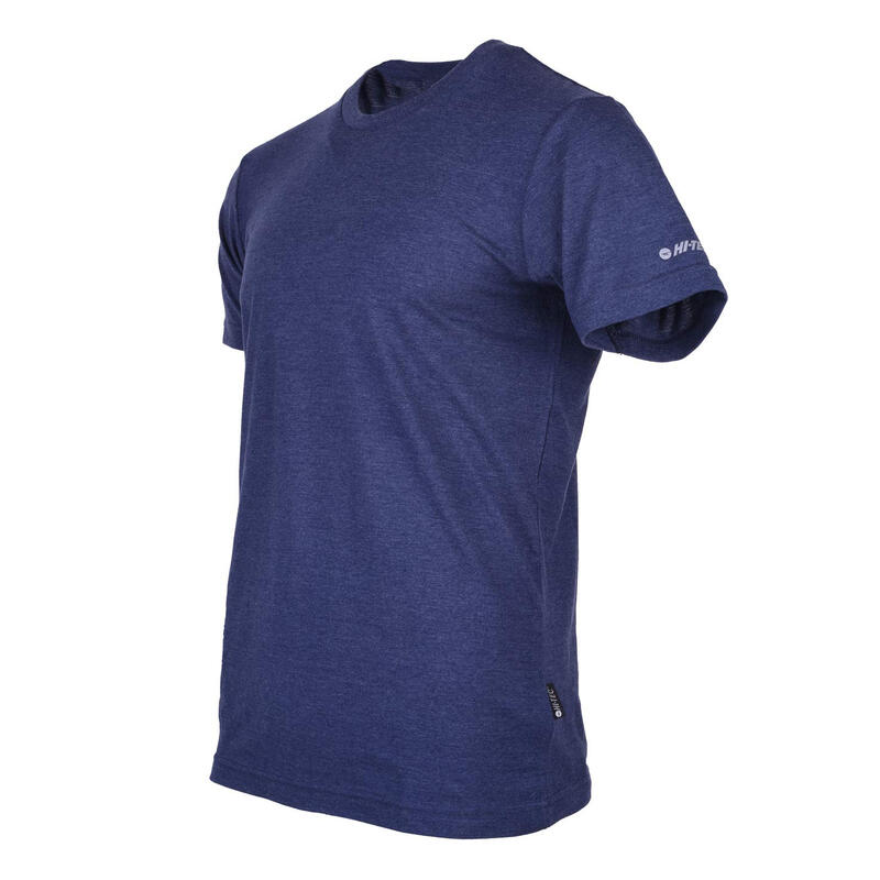 T-Shirt Liso Homem Azul Marinho Mesclado