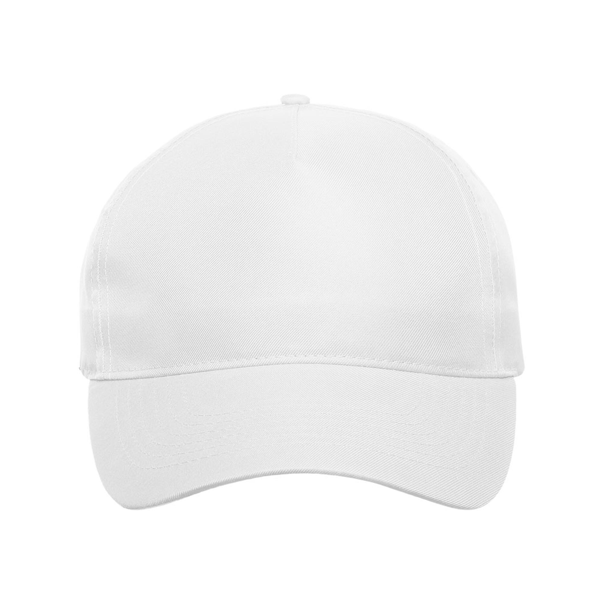 Recy Five polyester Baseball Cap (White) 3/3