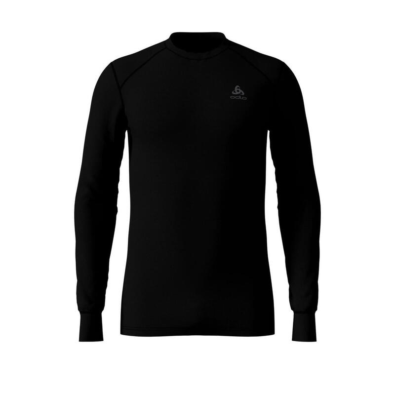 BL TOP CREW NECK L/S ACTIVE WARM - BLACK