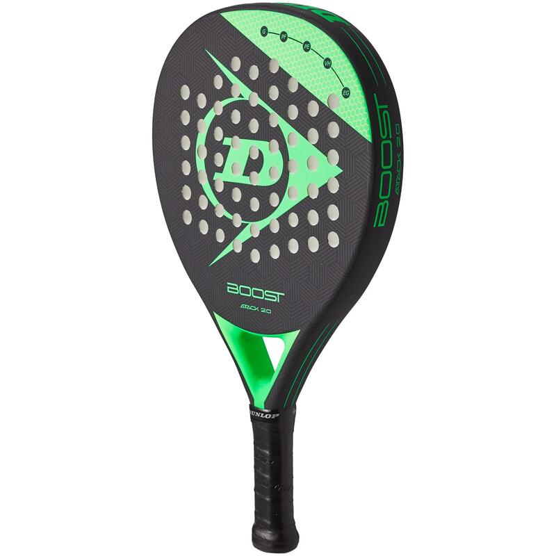 Padelschläger "Boost Attack 2.0" Damen und Herren Grün/Schwarz