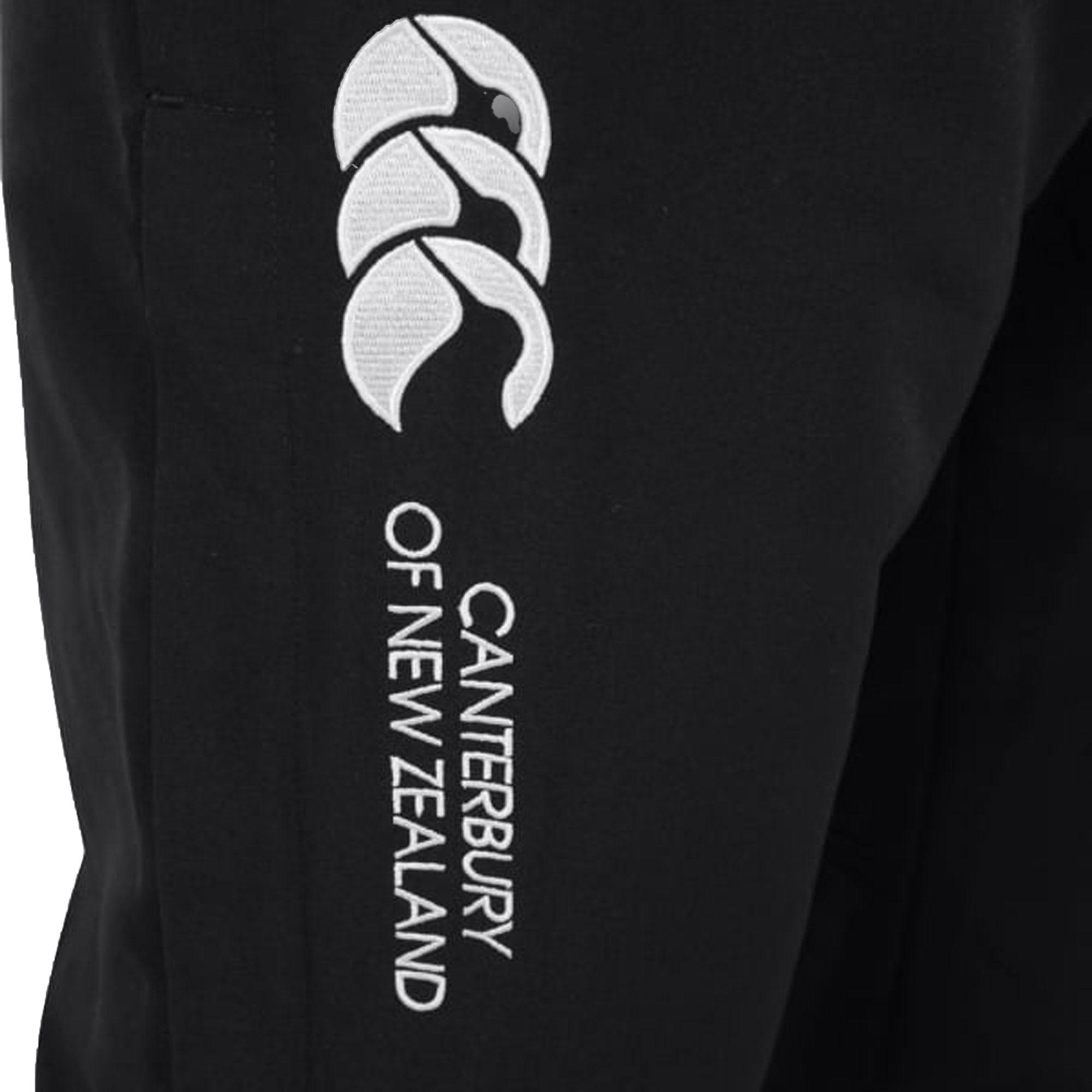 Childrens/Kids Cuffed Ankle Tracksuit Bottoms (Black) 3/3