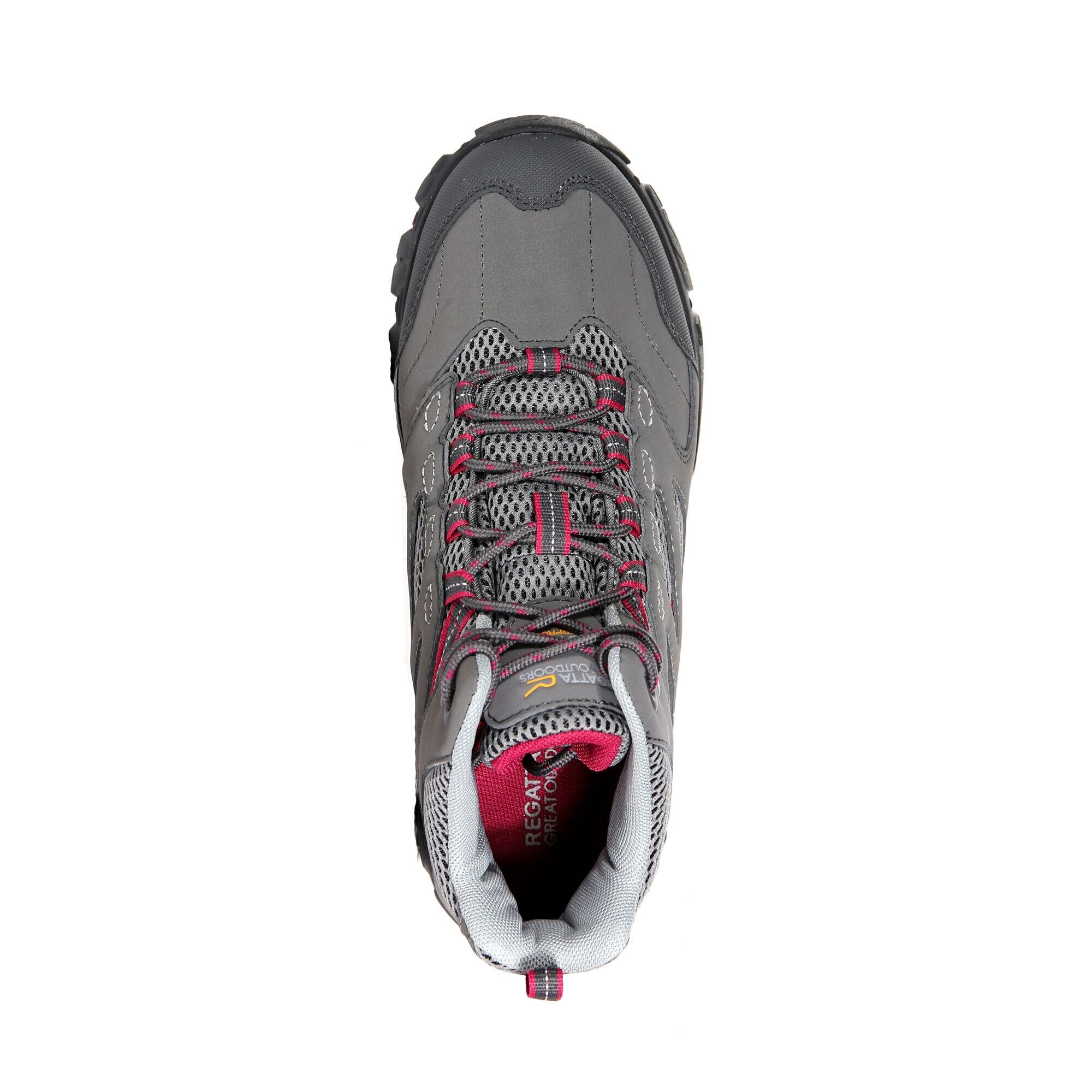Chaussures Montantes De Randonnée HOLCOMBE Femme (Gris/rose Foncé) 4/5