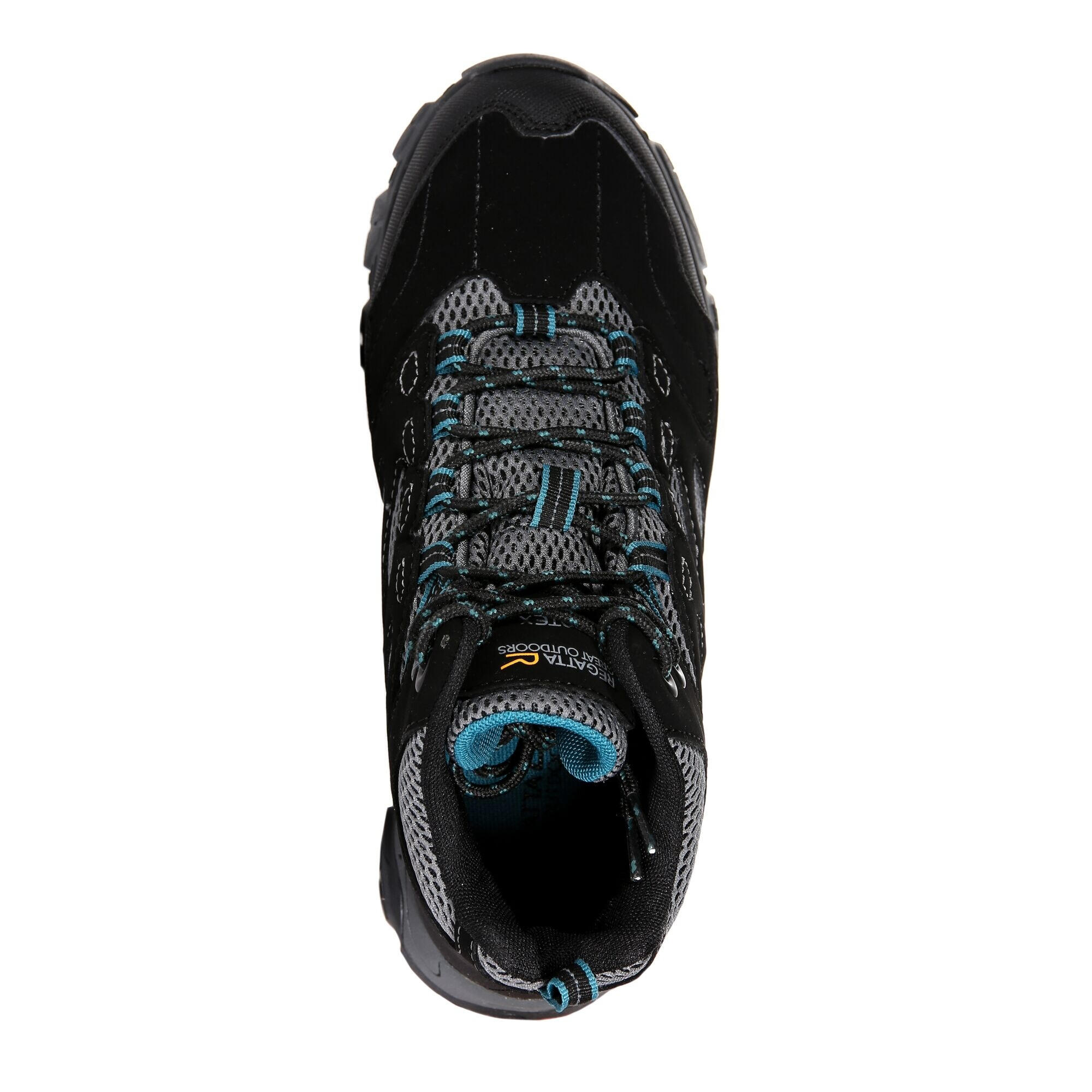 Womens/Ladies Holcombe IEP Mid Hiking Boots (Black/Deep Lake) 4/5