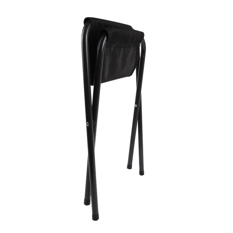 Tabouret pliant de camping MARCOS (Noir/Gris)