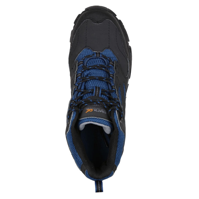 Chaussures montantes de randonnée HOLCOMBE Femme (Gris anthracite/bleu)