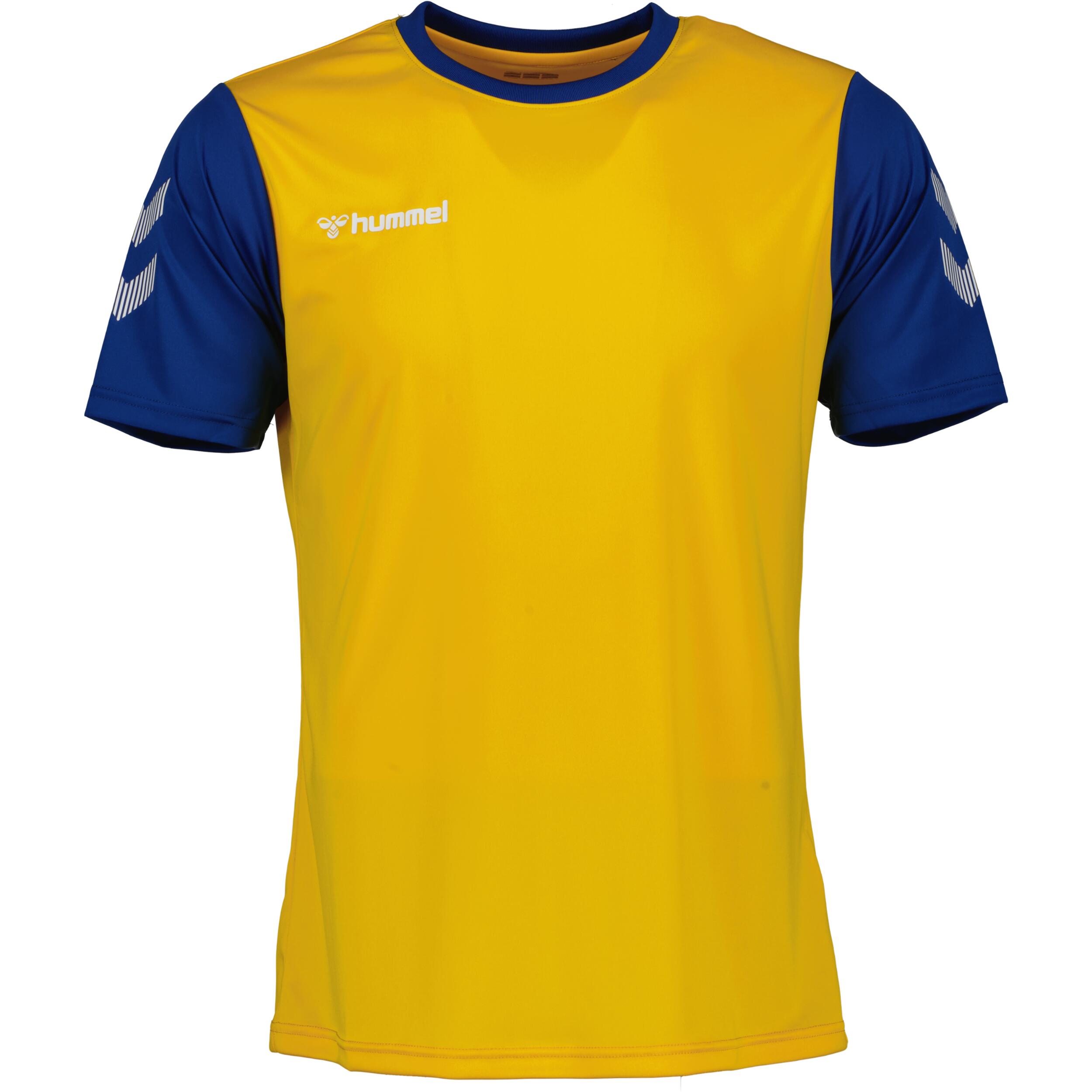 Match jersey for men, great for football, in yellow/blue 1/3