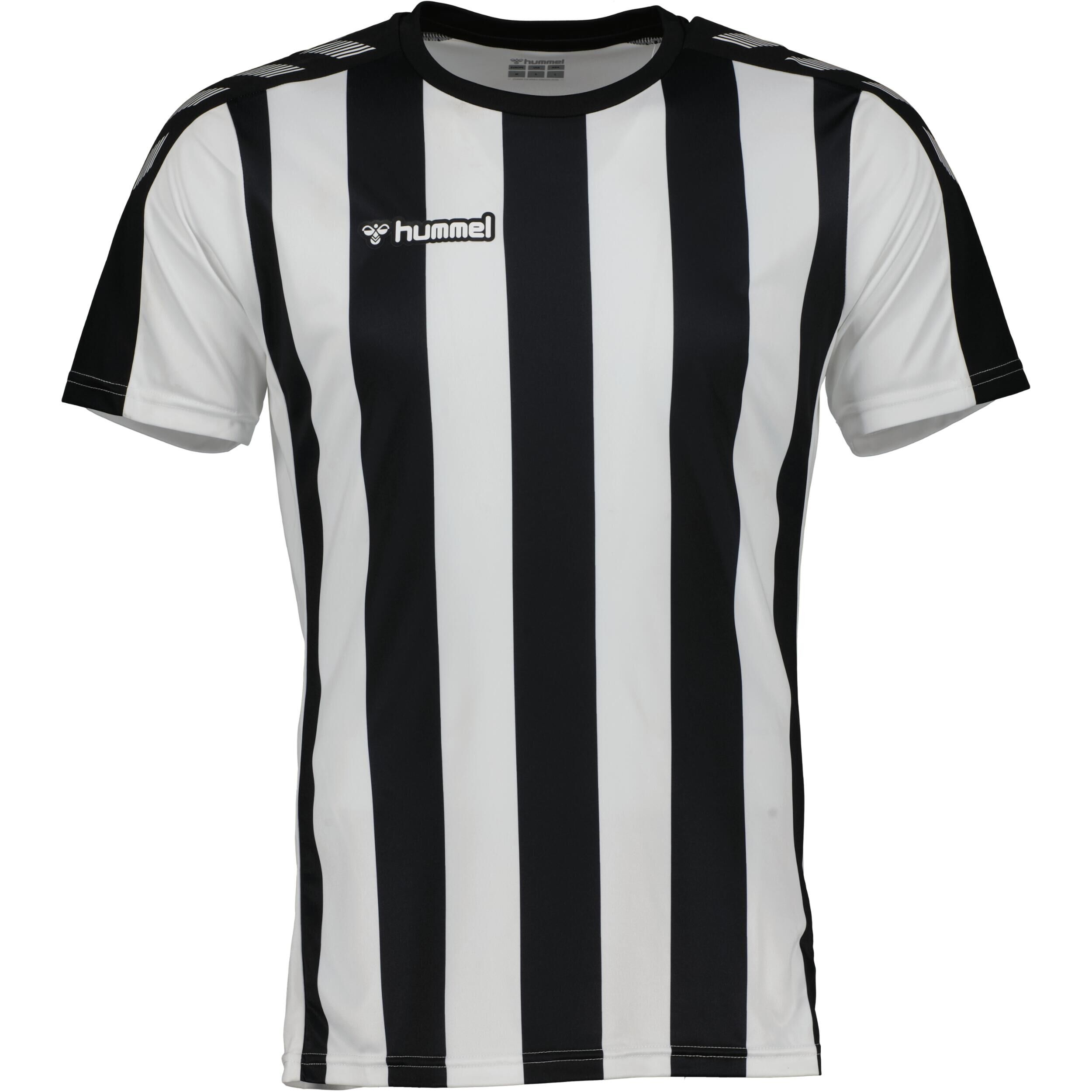 HUMMEL Stripe jersey for kids, great for football, in black/white