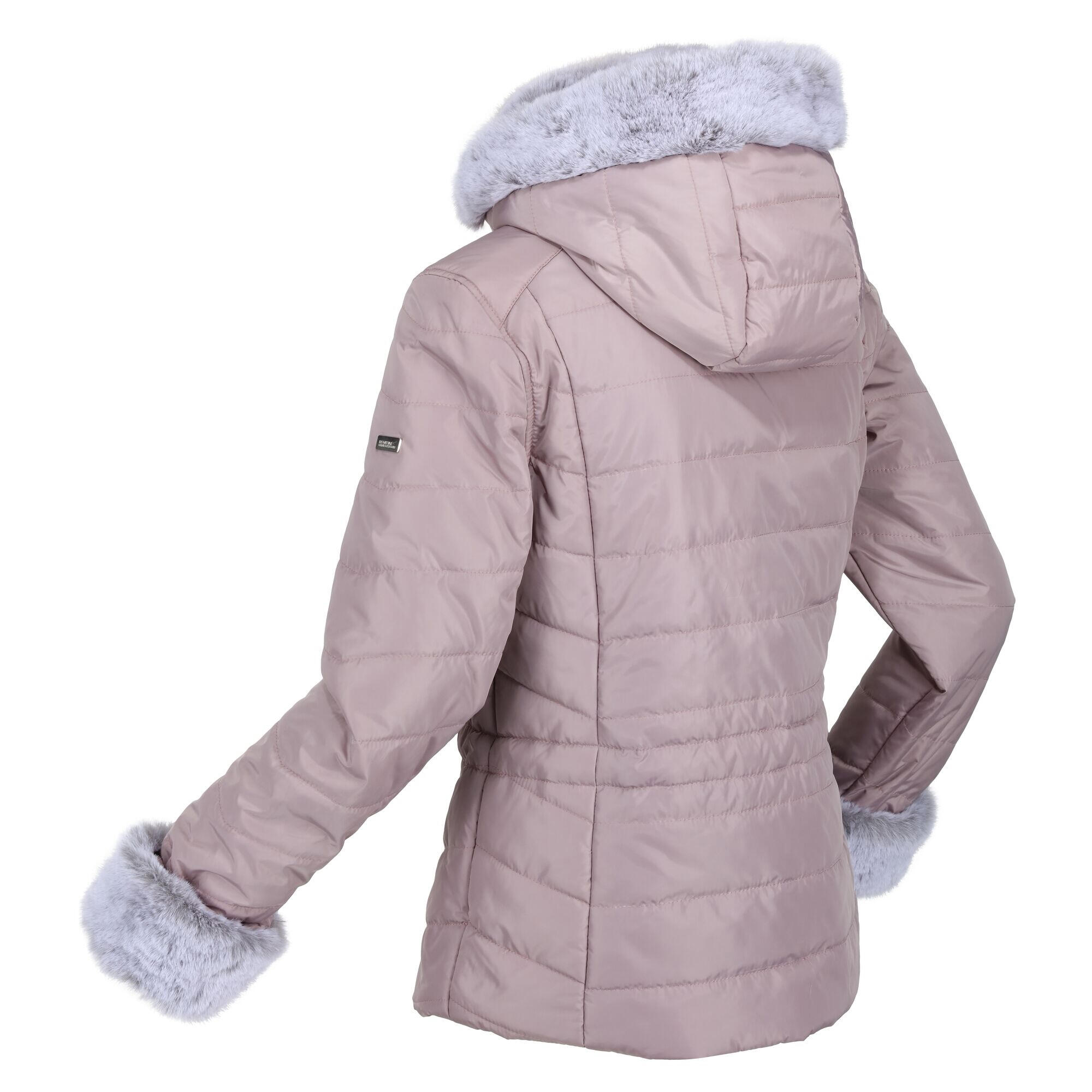 Veste Motif/style Bord Duveteux WILLABELLA Femme (Vieux Lilas) 4/5