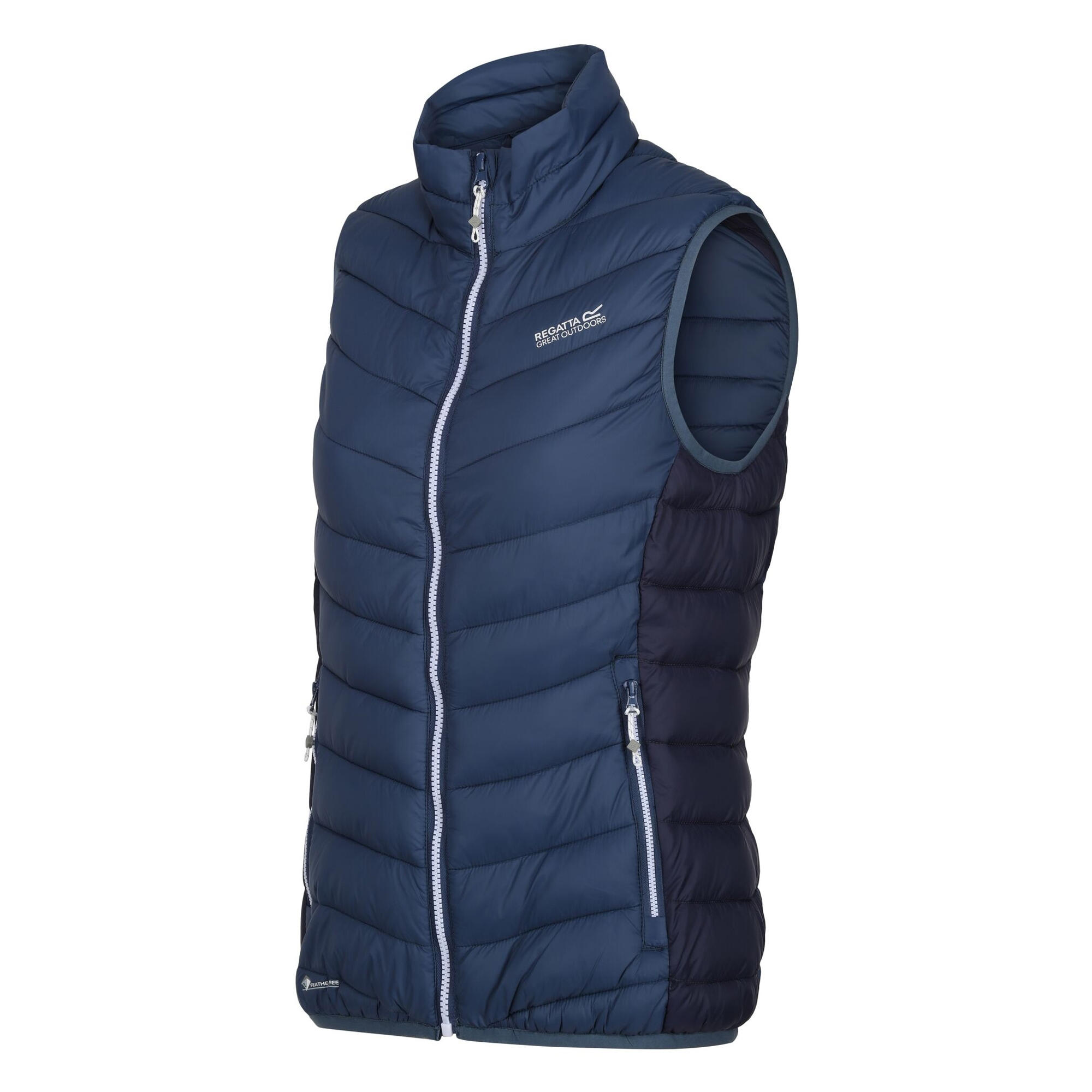 Womens/Ladies Harrock Lightweight Body Warmer (Dark Denim/Navy) 3/5