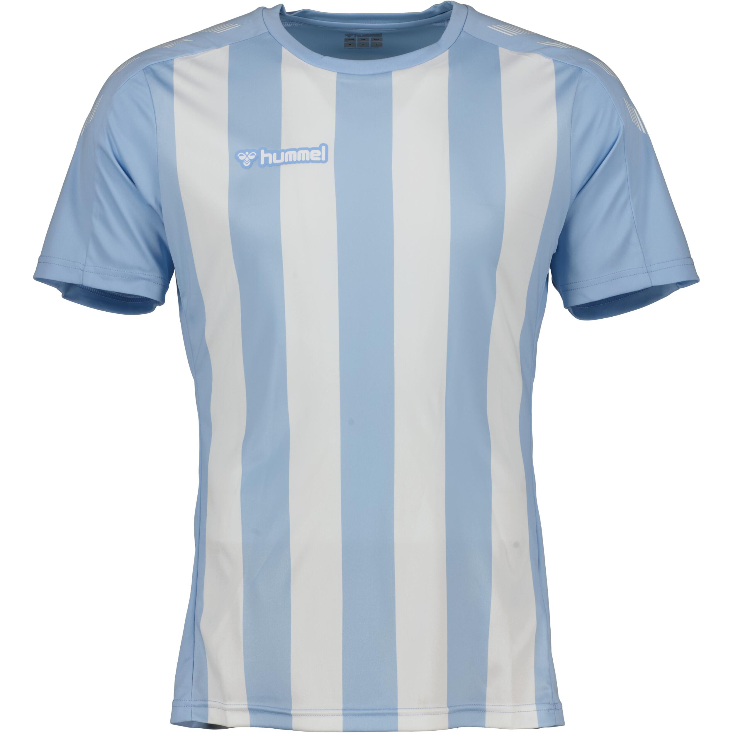 Stripe jersey for kids, great for football, in argentina blue/white 1/3