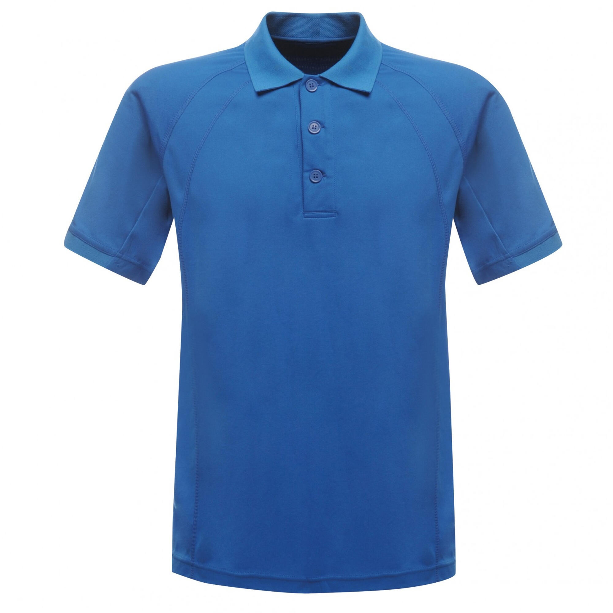 REGATTA Hardwear Mens Coolweave Short Sleeve Polo Shirt (Oxford Blue)
