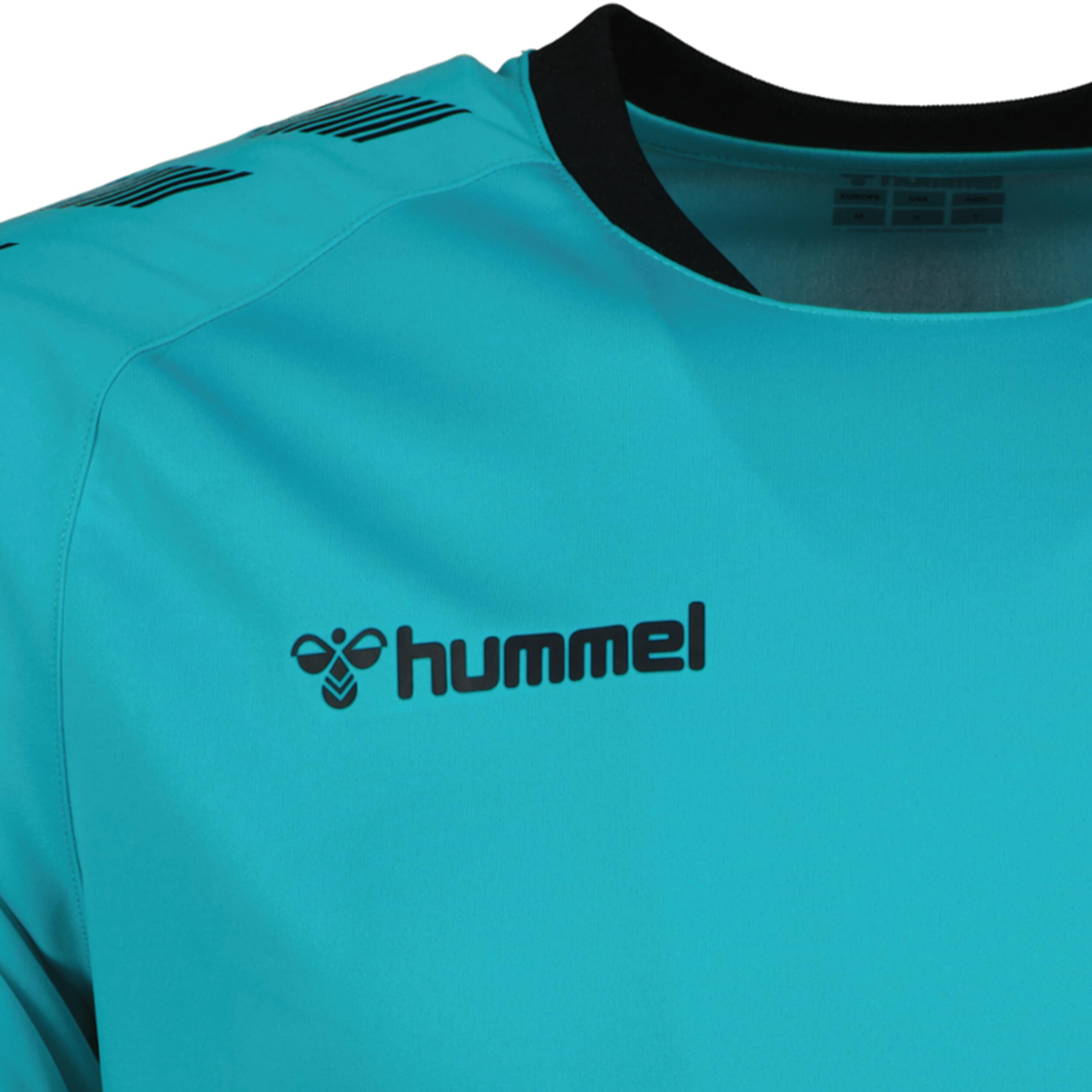 Goalkeeper set for men, great for football, in scuba blue 3/4