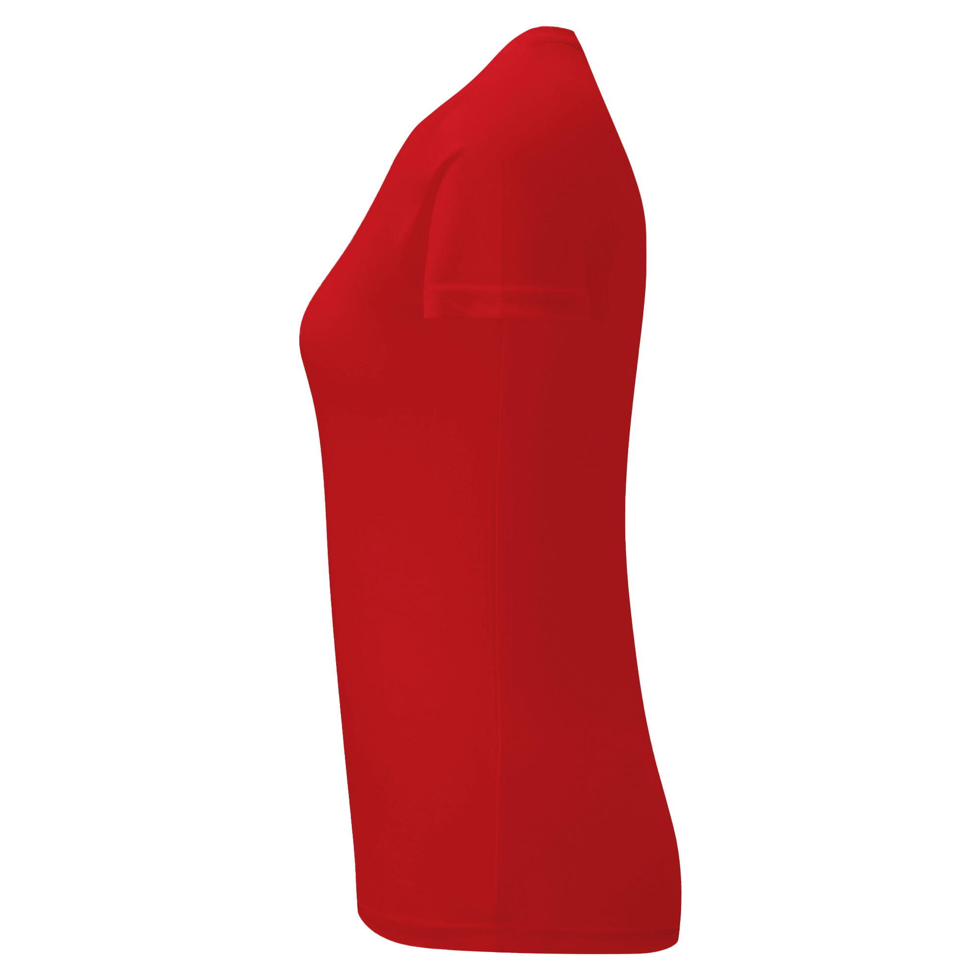 Womens/Ladies Active TShirt (Fire Red) 3/3