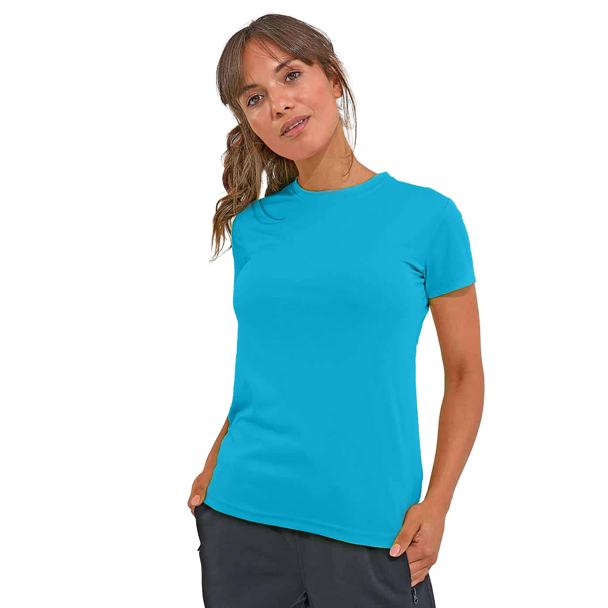 Tshirt Femme (Turquoise Vif) 3/3
