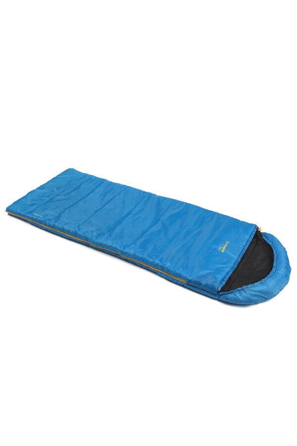 Snugpak Navigator Sleeping Bag - 3 Season,Saphire Blue- LH Zip 2/3