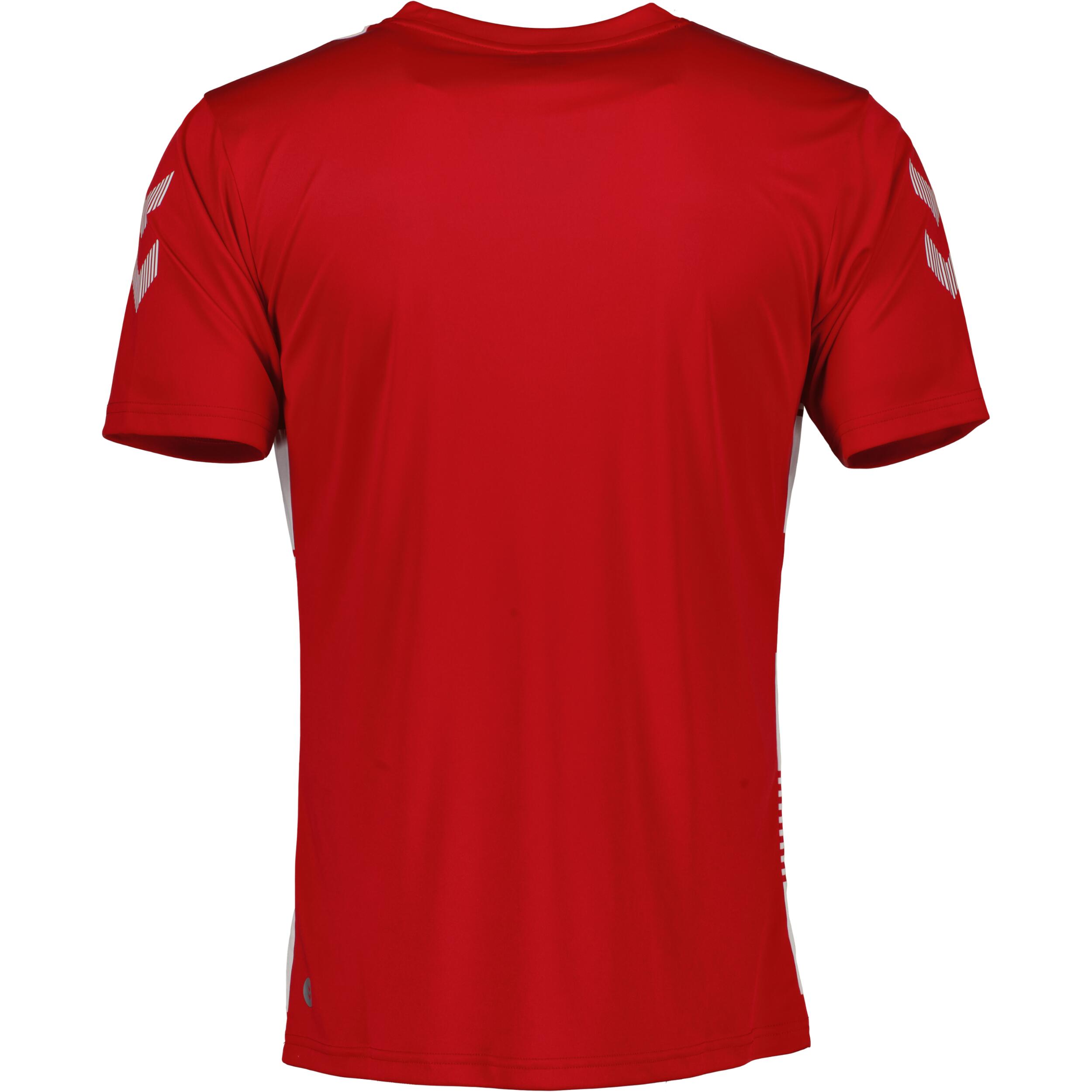 Hoop jersey for men, great for football, in true red 2/3