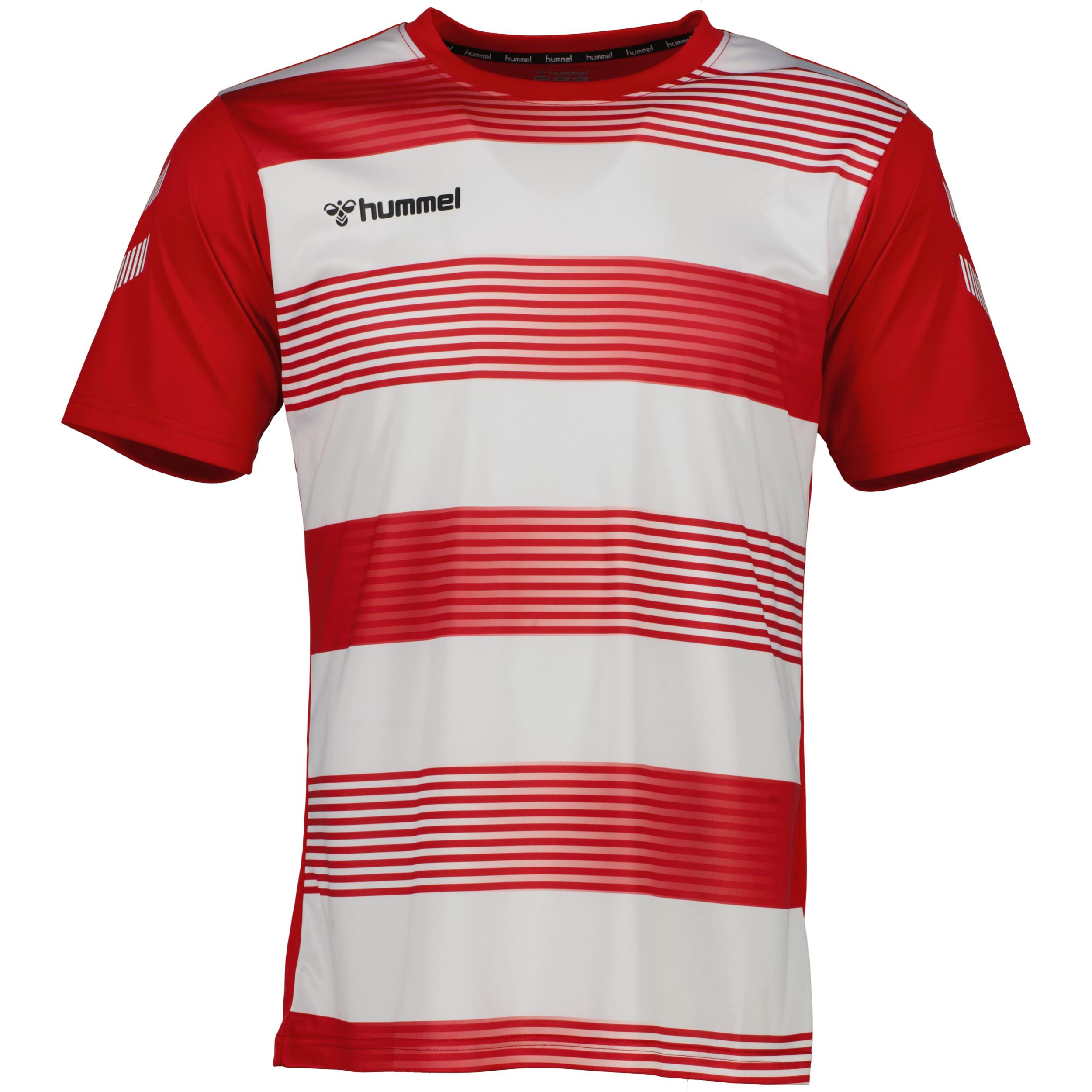 Hoop jersey for men, great for football, in true red 1/3