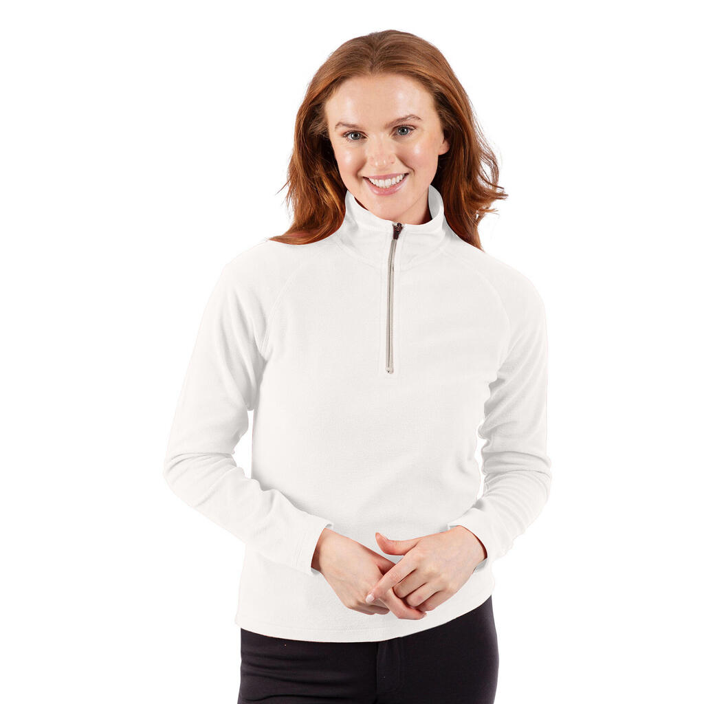 Womens/Ladies Skylar Fleece Top (Ghost White)