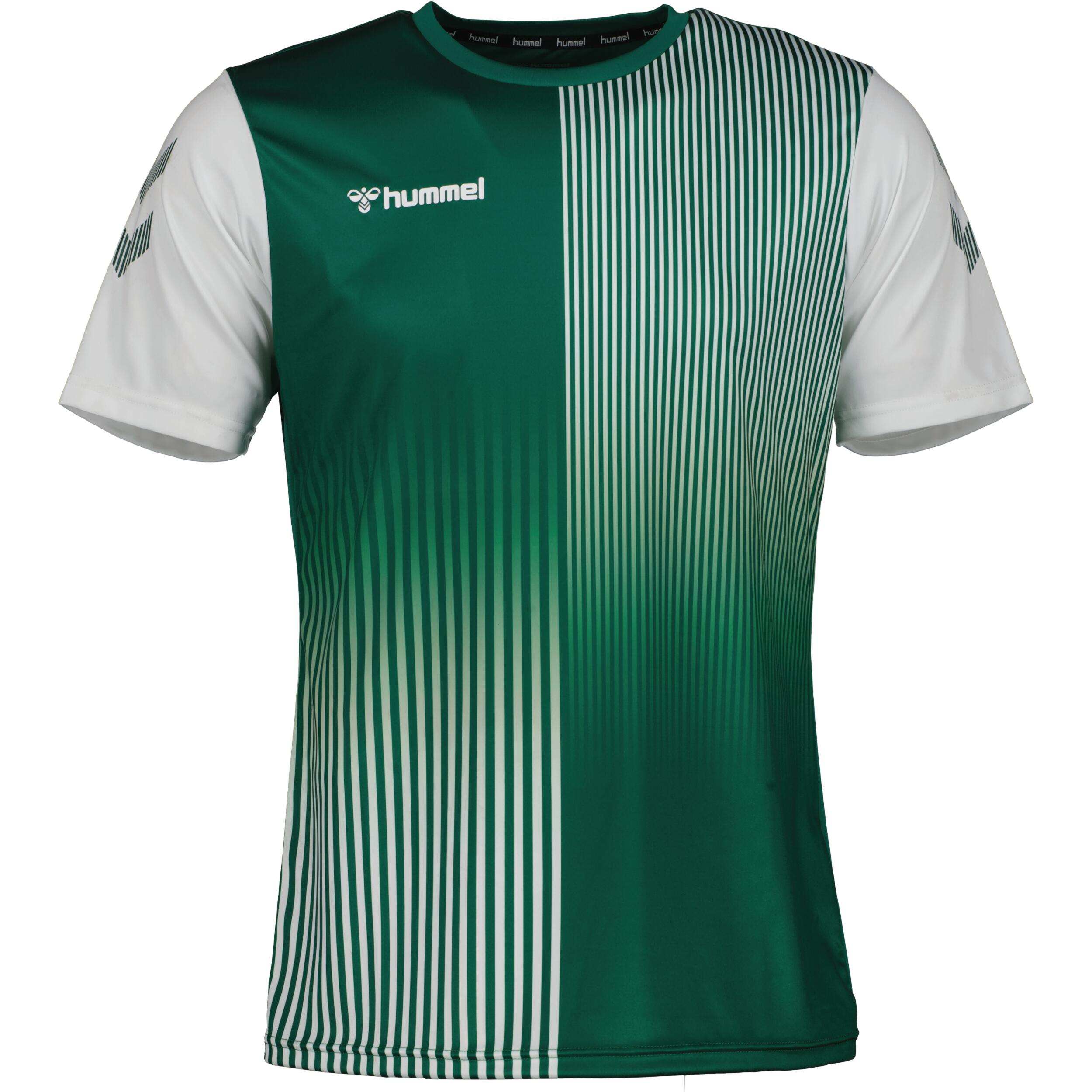 HUMMEL Mexico jersey for kids, great for football, in evergreen/white