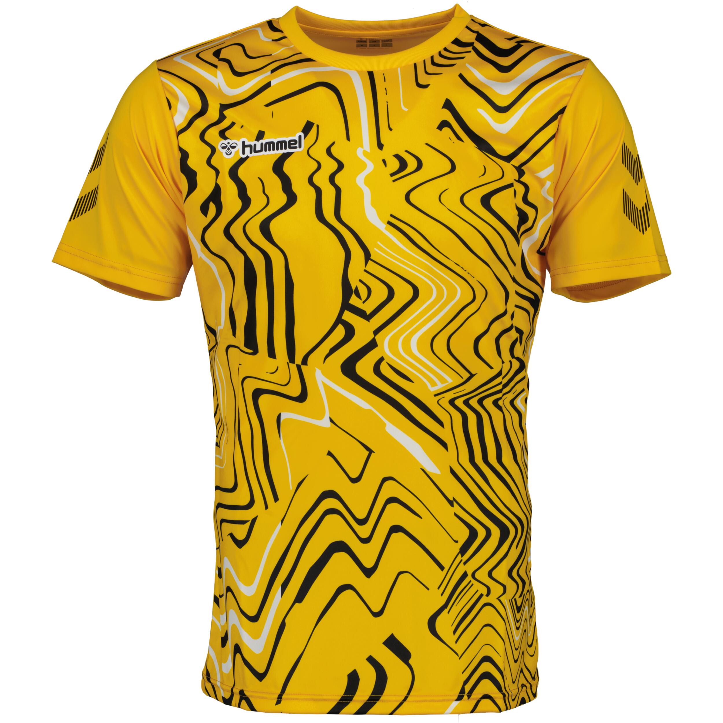 HUMMEL Hydro jersey for kids, great for football, in sports yellow/black/white