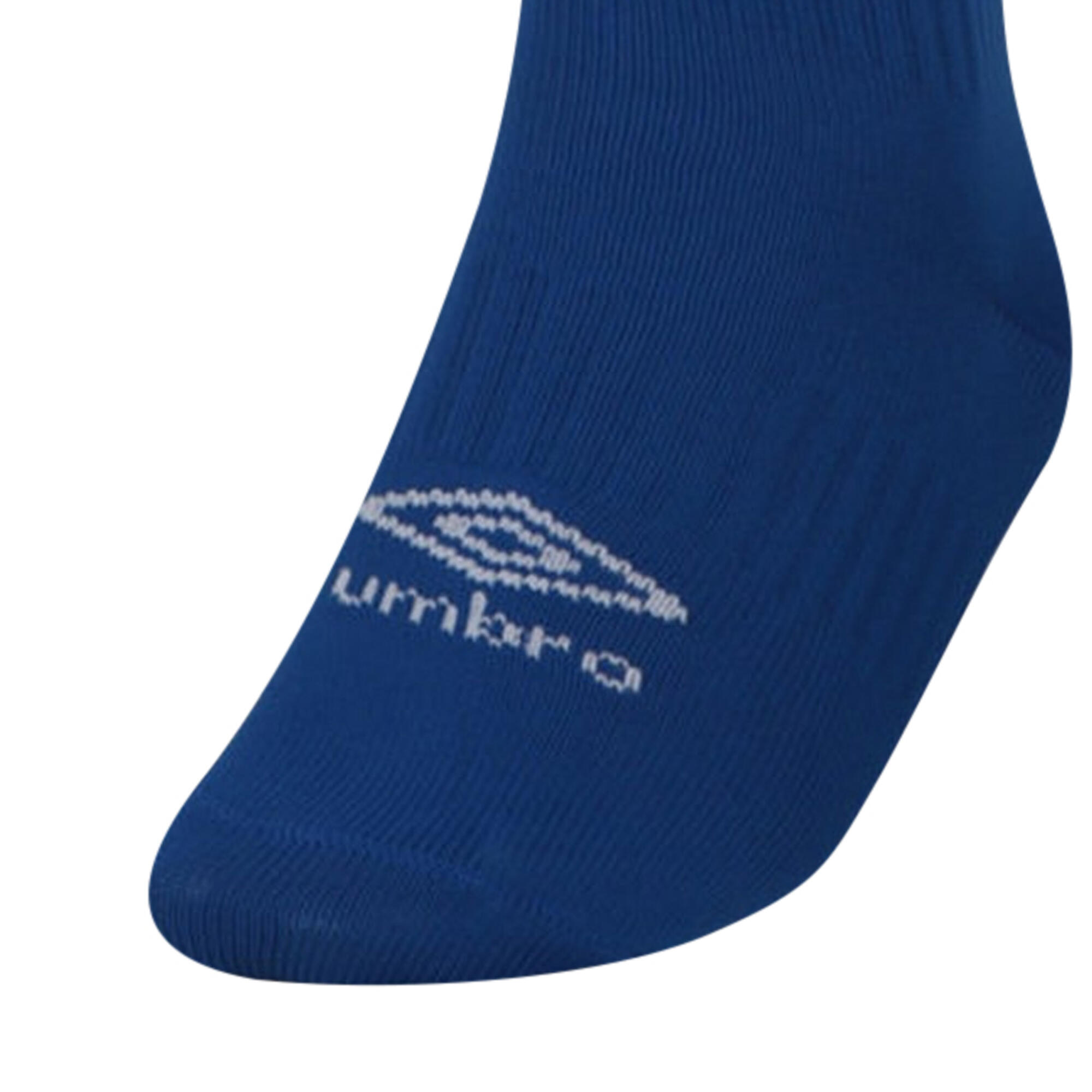 Chaussettes De Foot PRIMO Enfant (Bleu Roi / Blanc) 3/4
