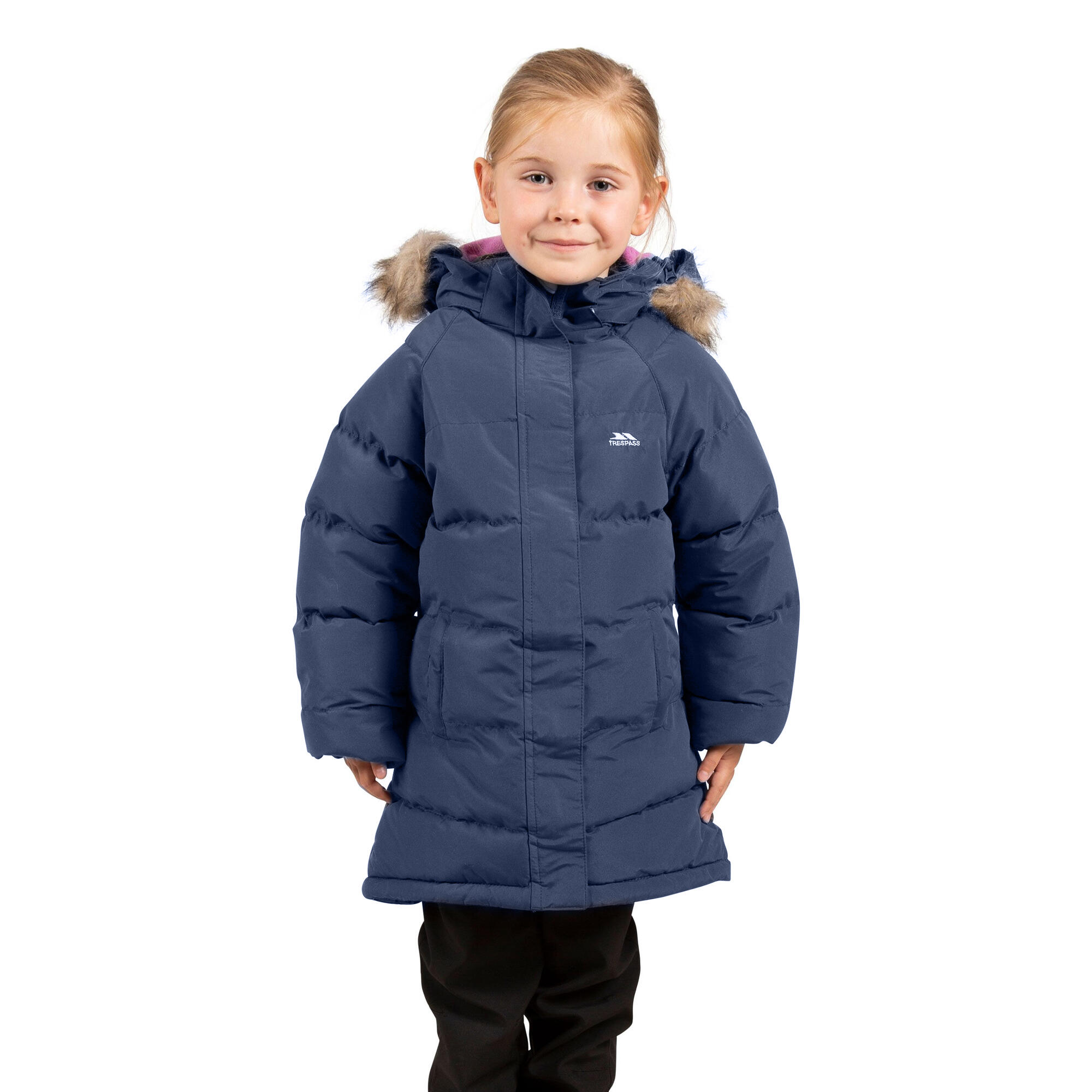 Piumino UNIQUE da bambina (Navy)