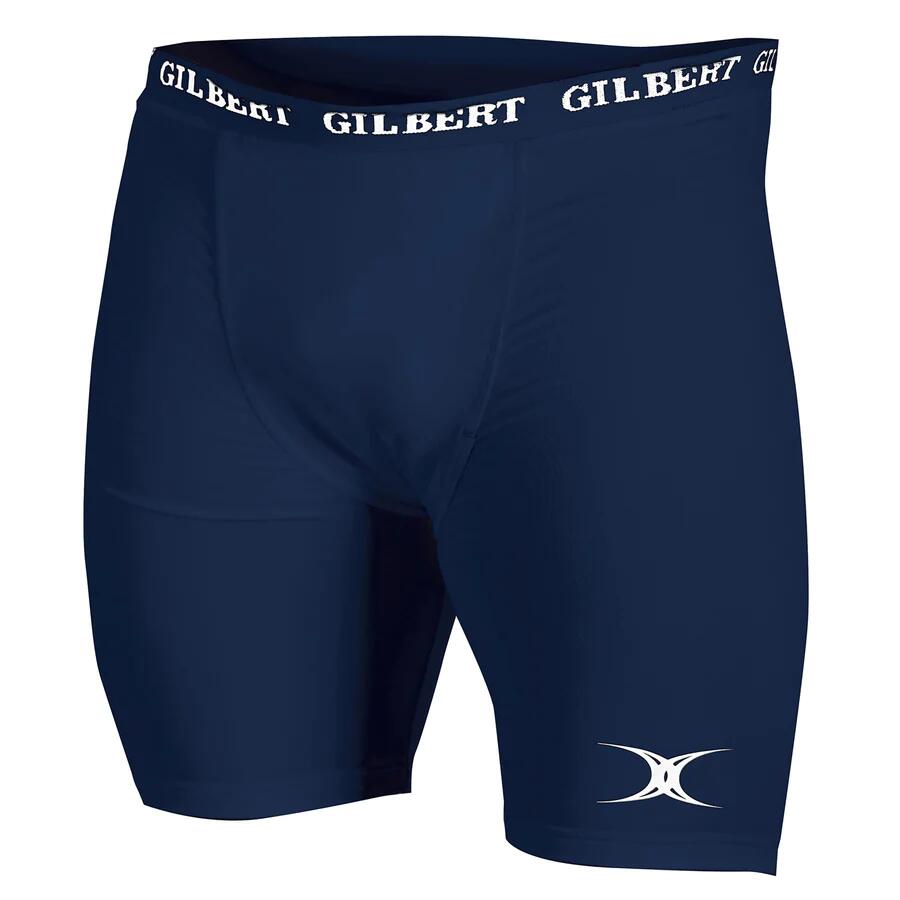 Gilbert Thermo II Navy Compression Base-Layer Shorts for Kids