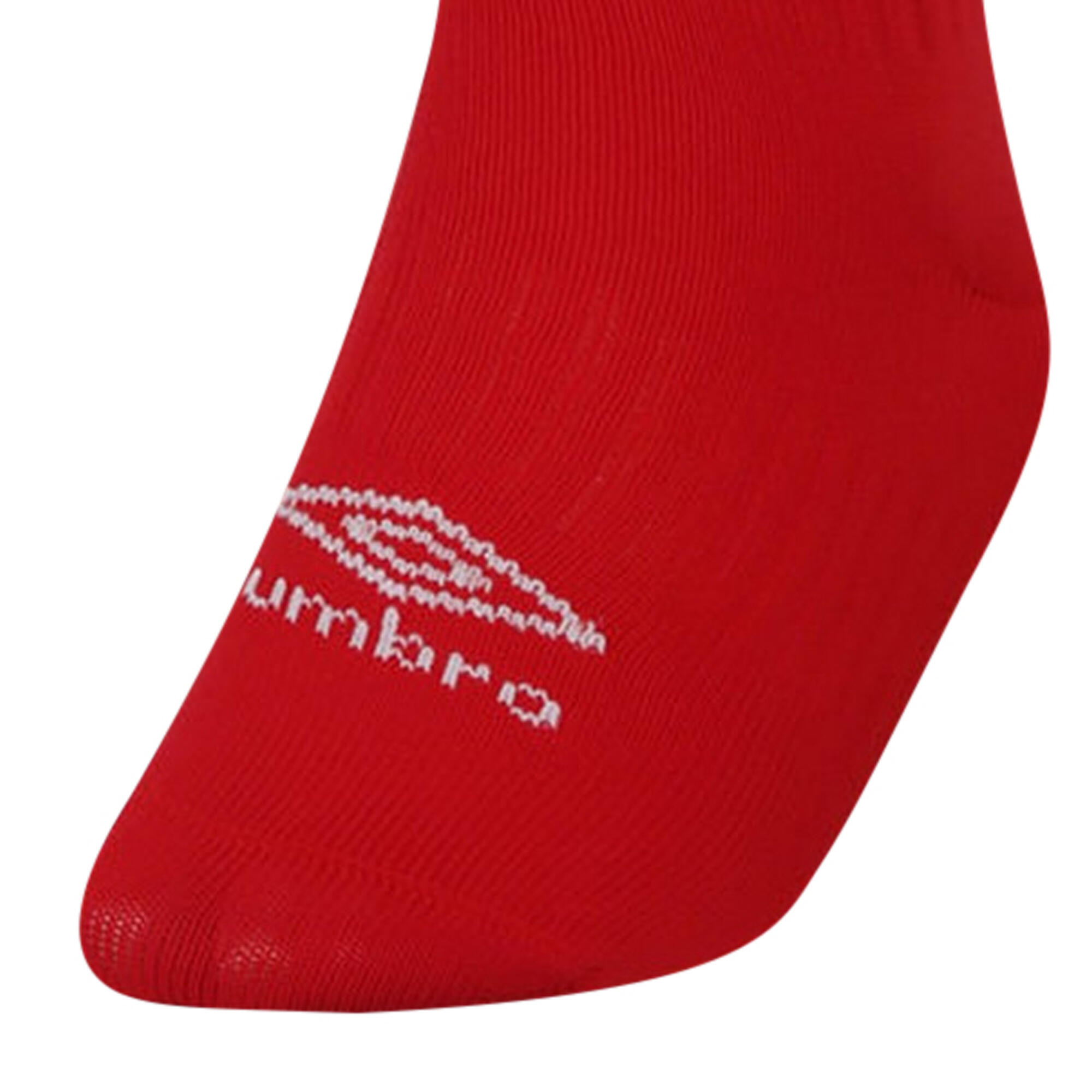 Childrens/Kids Primo Football Socks (Vermillion/White) 3/3