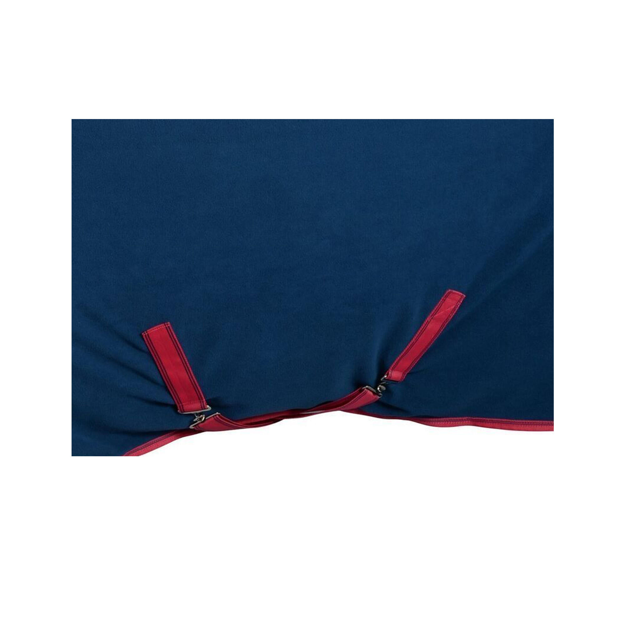 Fleece Cooler Standard Weidedecke Damen und Herren Dunkelblau/Grau/Weiß 4/4