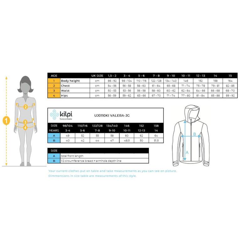 Skijacke für Mädchen Kilpi VALERA-JG