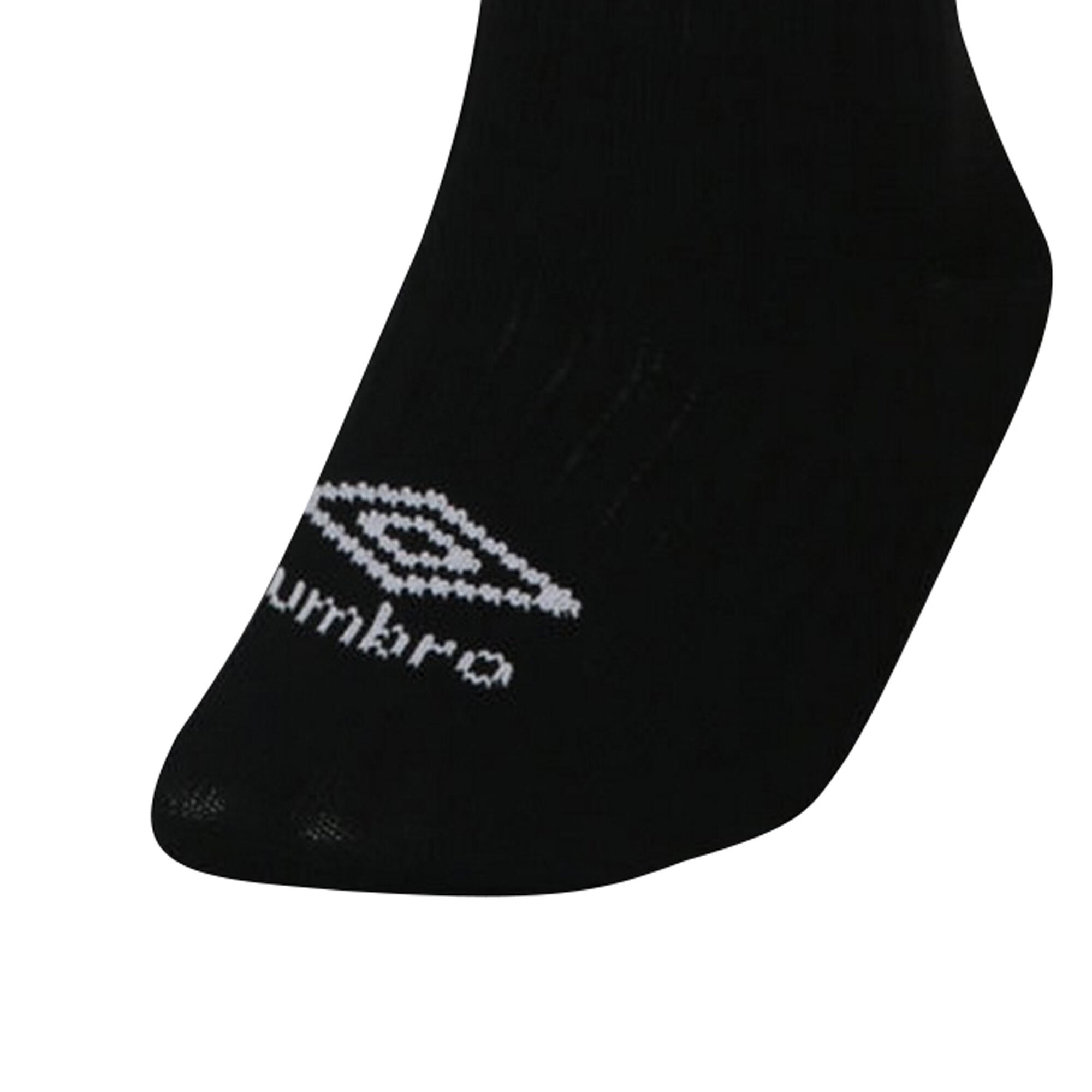 Childrens/Kids Primo Football Socks (Black/White) 3/3