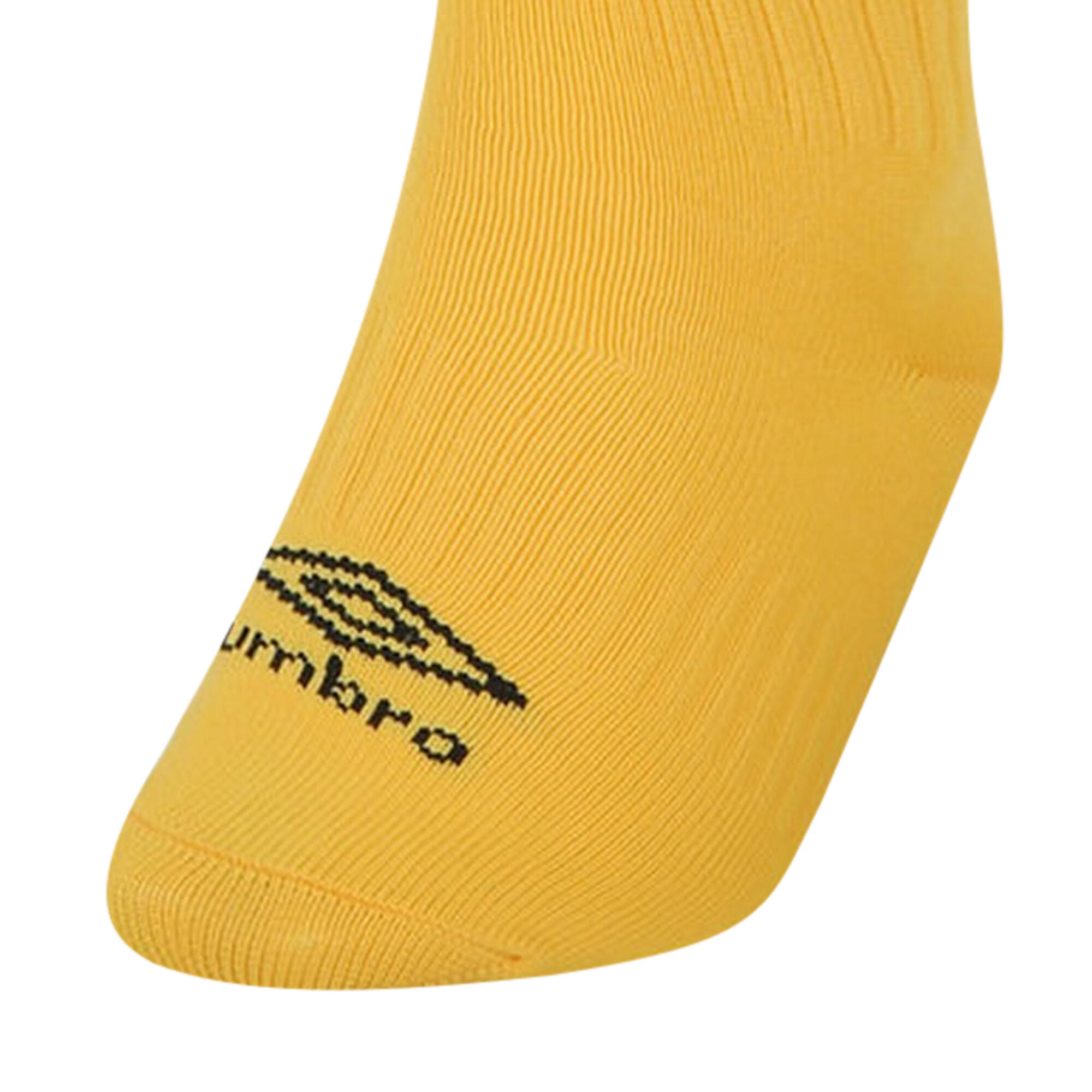 Childrens/Kids Primo Football Socks (Yellow/Black) 3/3