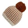 Dames Dalary Bobble muts (Lichte vanille/koperamandel)