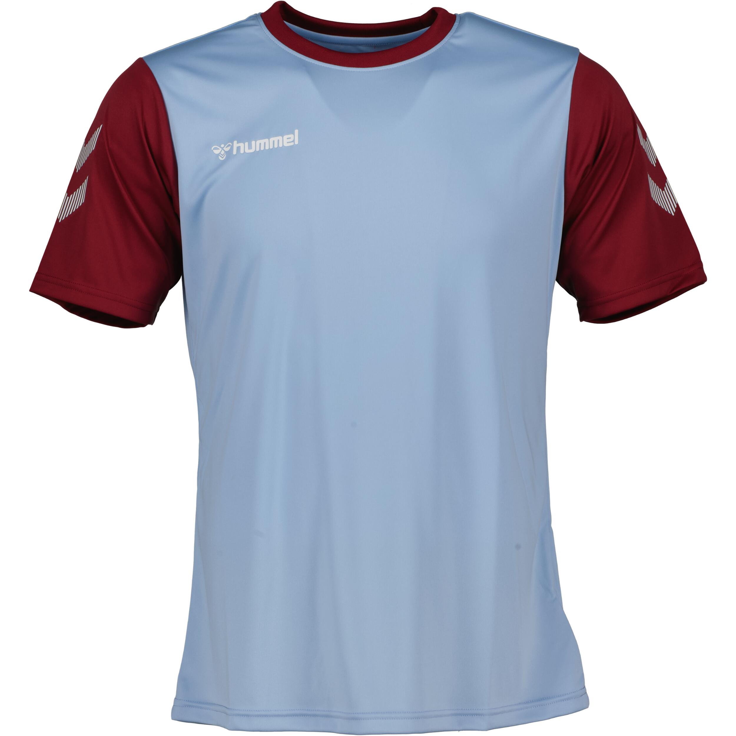 HUMMEL Match Shirt for men, great for football, in argentina blue/maroon