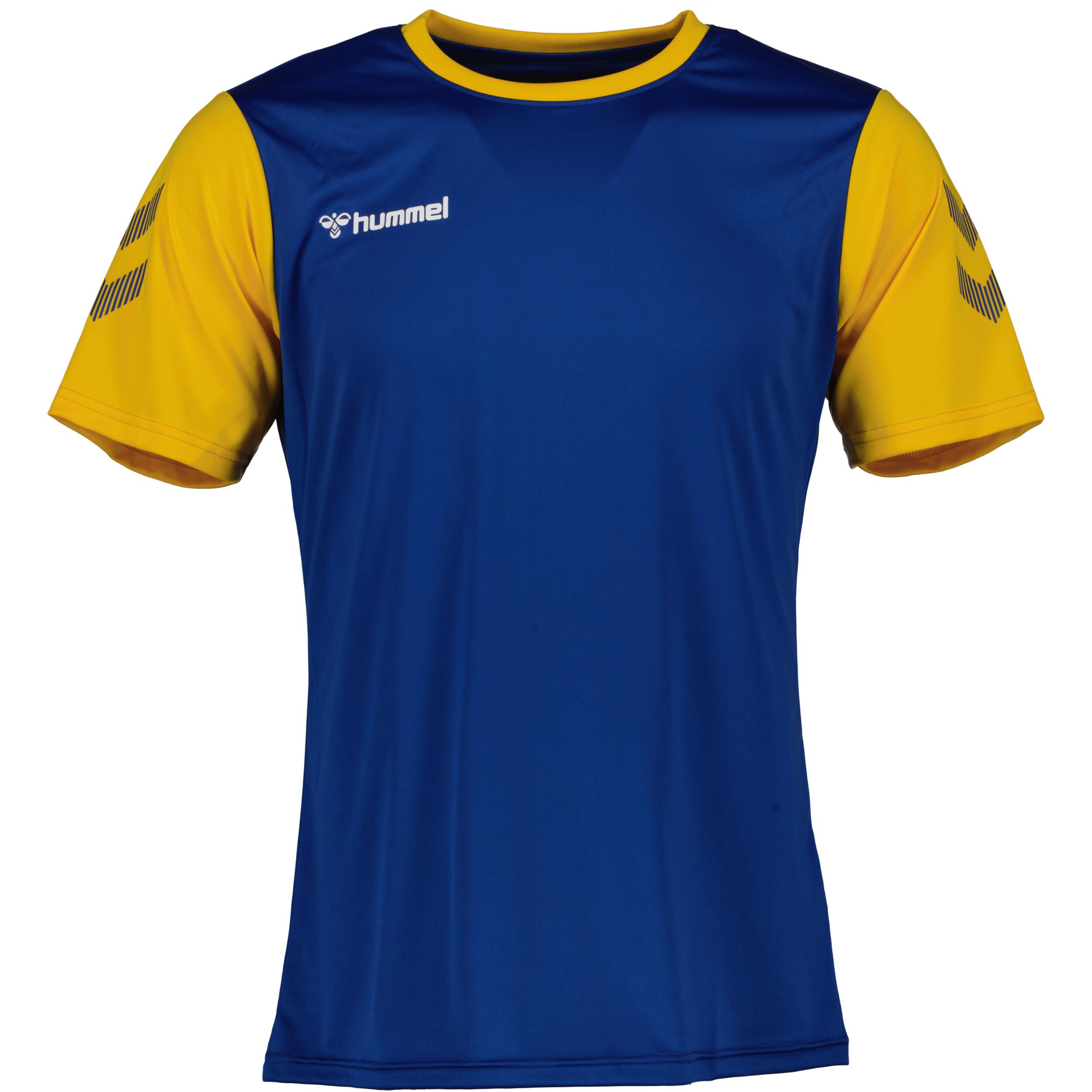 Match jersey for men, great for football, in blue/yellow 1/3