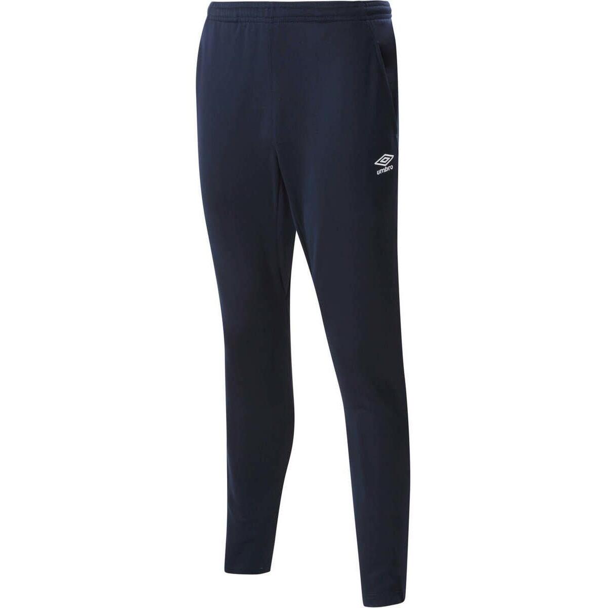 UMBRO Mens Tapered Jogging Bottoms (Navy)