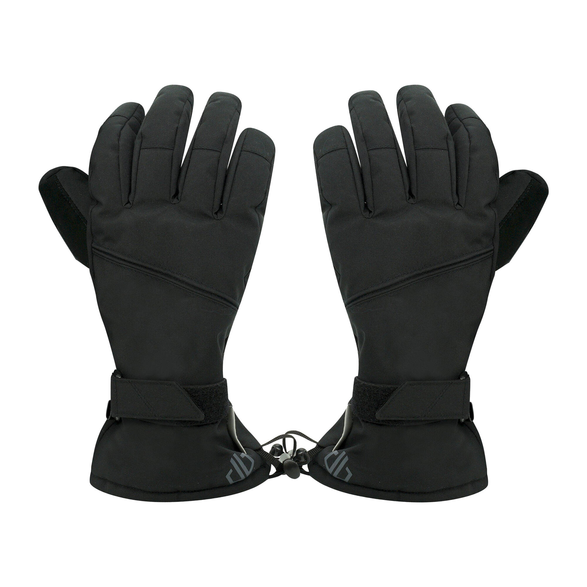 Unisex Adult Hand In Waterproof Ski Gloves (Black) 3/4