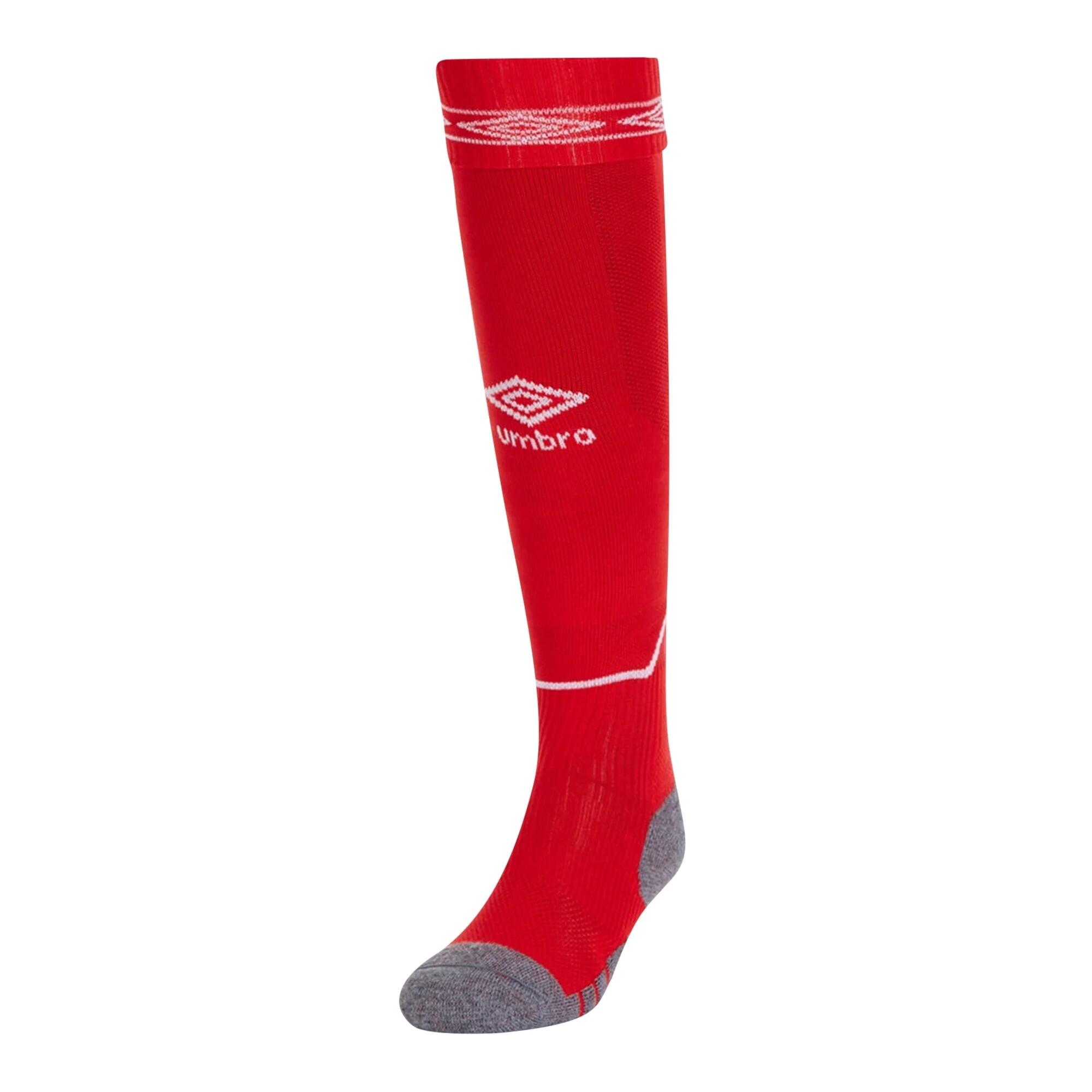 Diamond Football Socks (Vermillion/White) 2/3