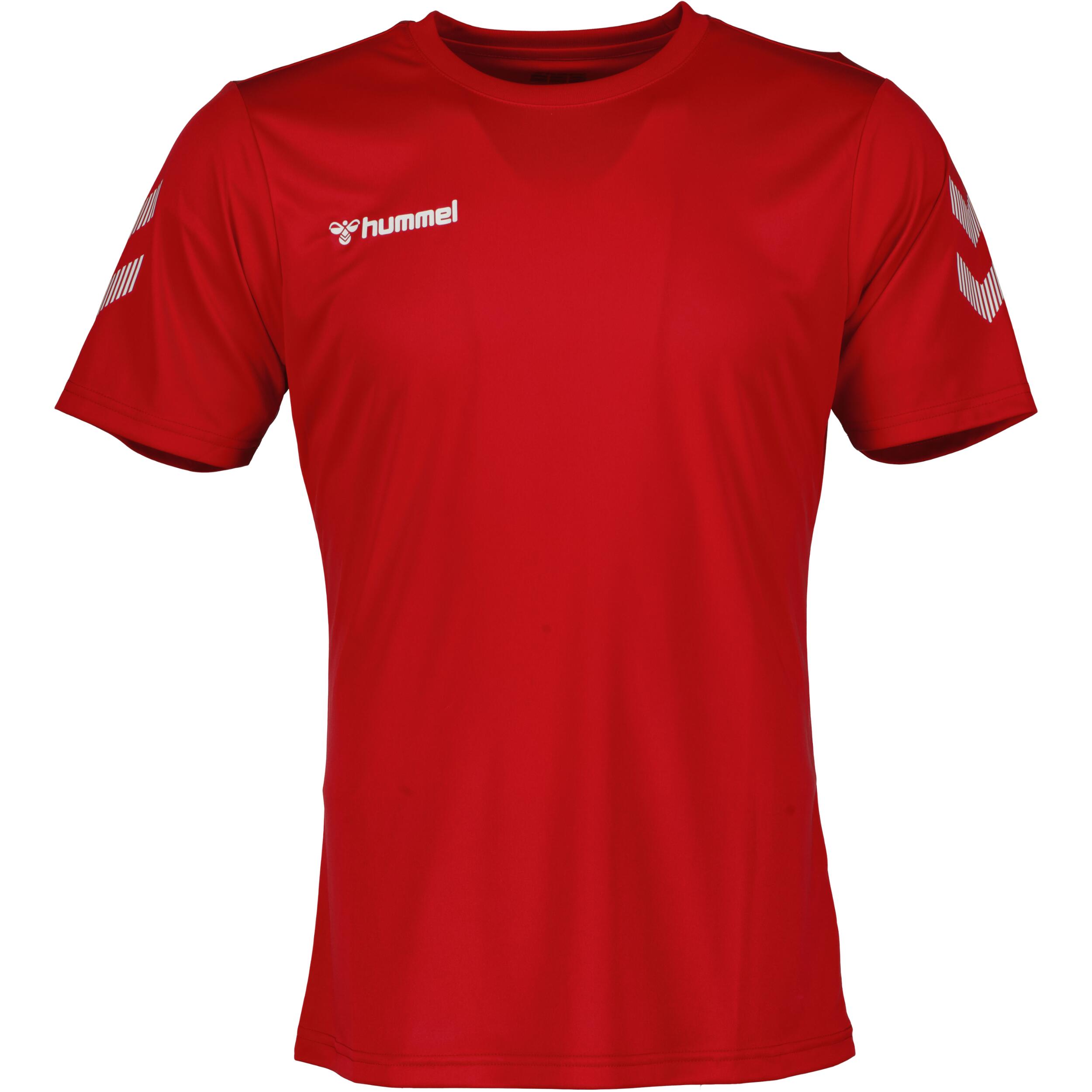 Solo jersey for men, great for football, in true red 1/3
