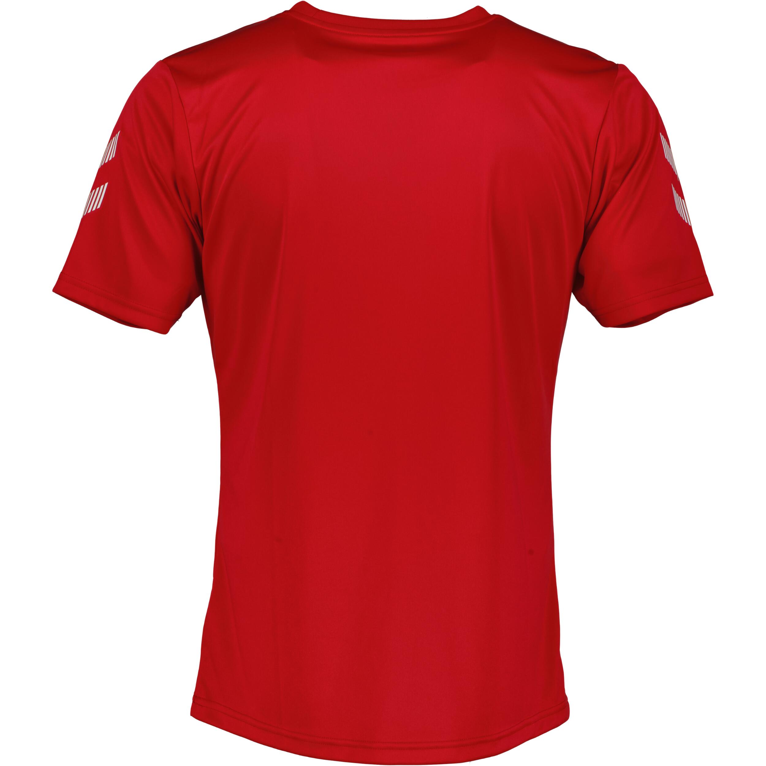 Solo jersey for men, great for football, in true red 2/3